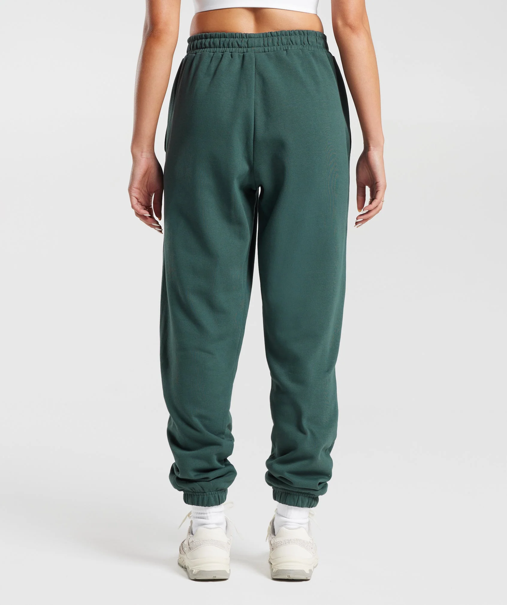 Gymshark Training Regular Fleece Joggers - Fog  Green - Image 2