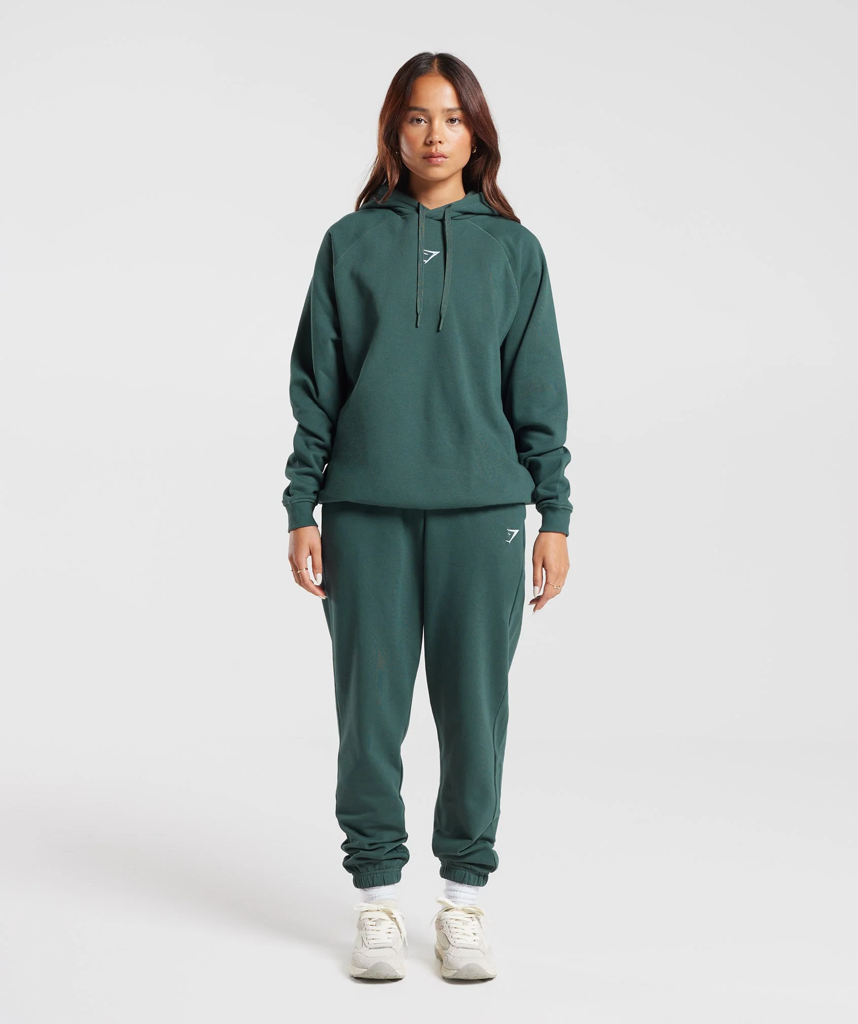 Gymshark Training Regular Fleece Joggers - Fog  Green - Image 6