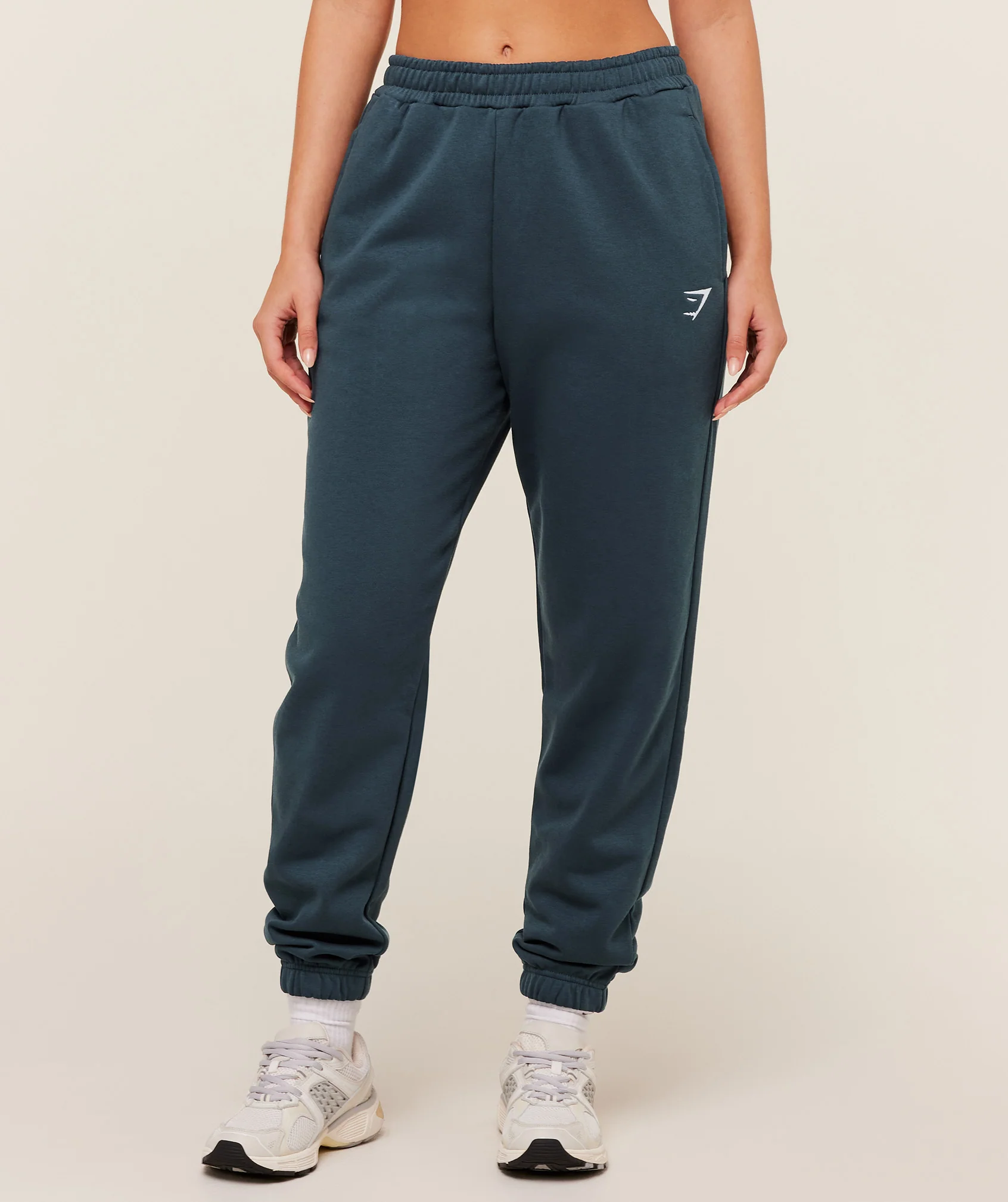 Gymshark Training Regular Fleece Joggers - GS Stealth Blue - Image 2