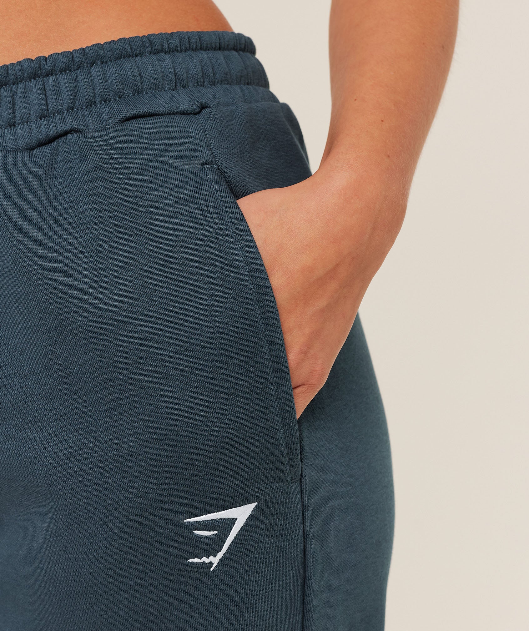 Gymshark Training Regular Fleece Joggers - GS Stealth Blue - Image 5