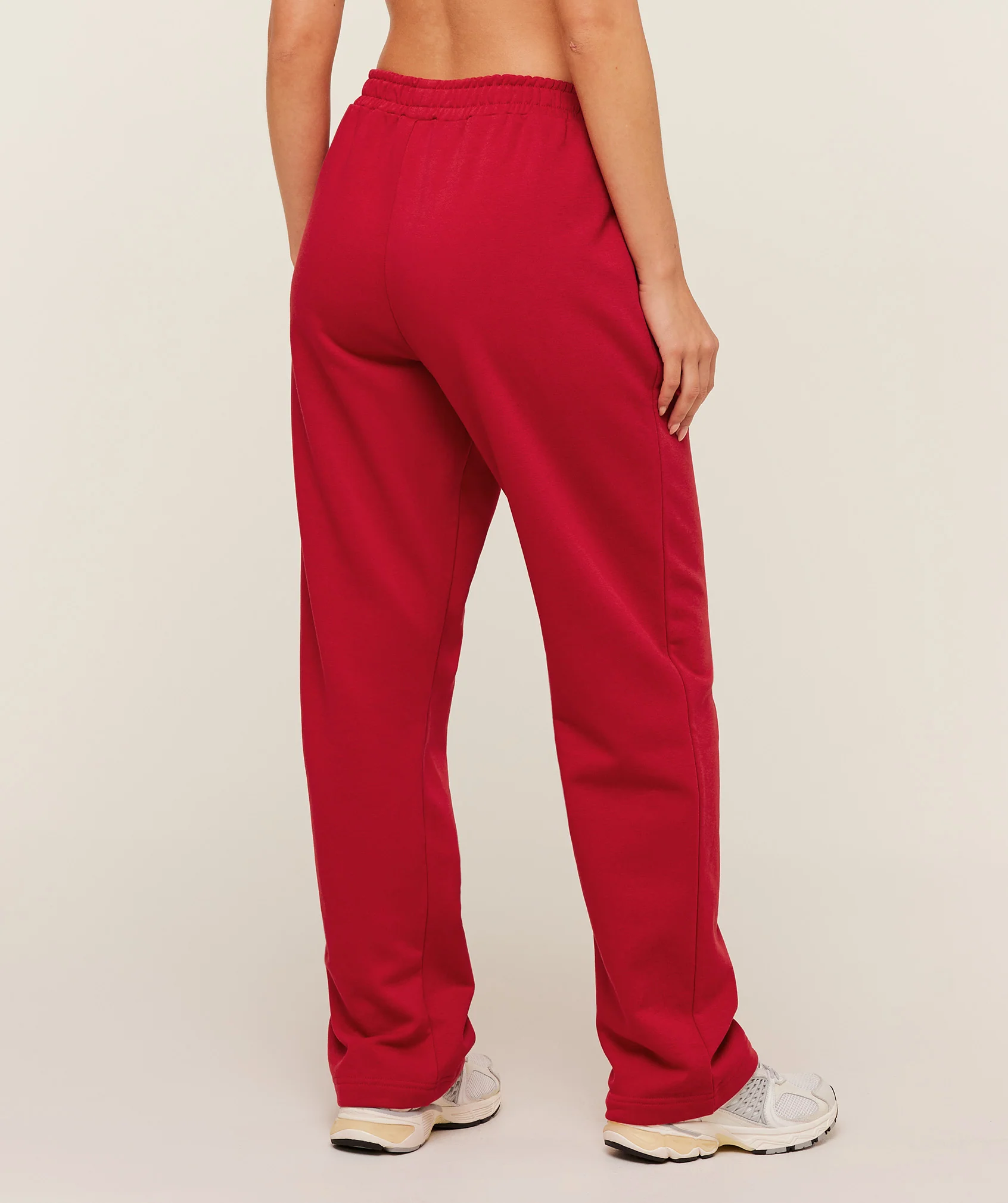 Gymshark Training Fleece Straight Leg Regular Joggers - Carmine Red - Image 3