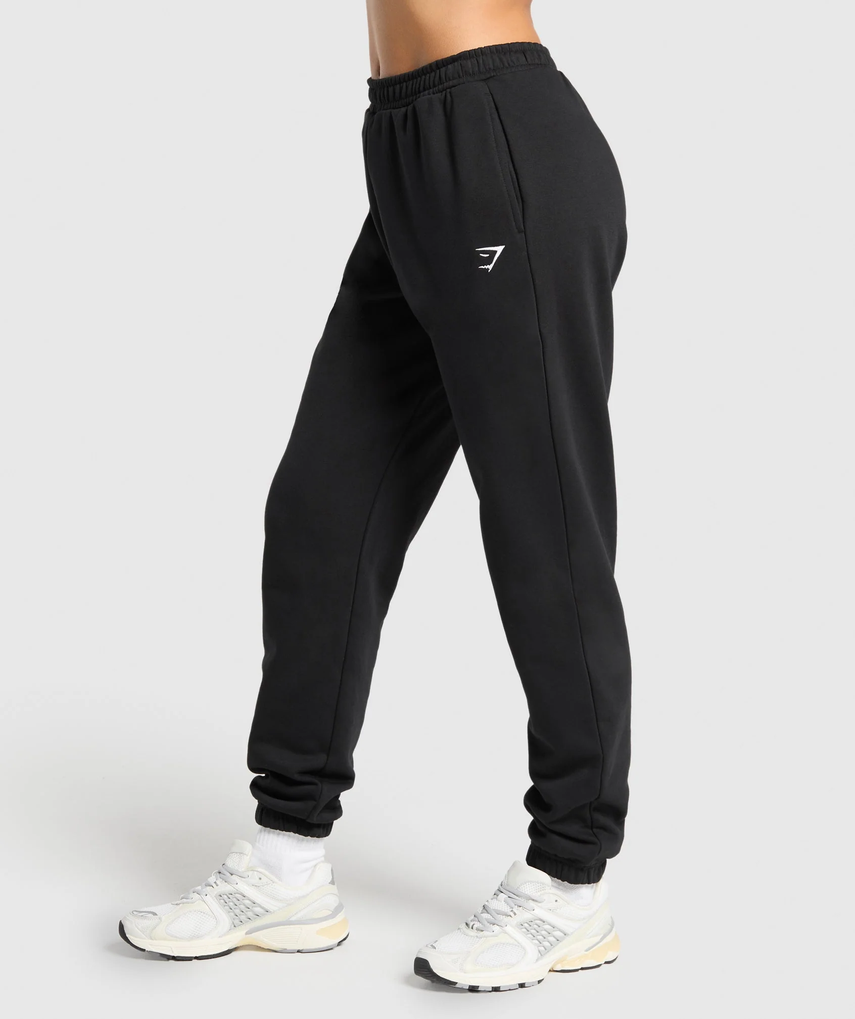 Gymshark Training Fleece Tall Joggers - Black - Image 3
