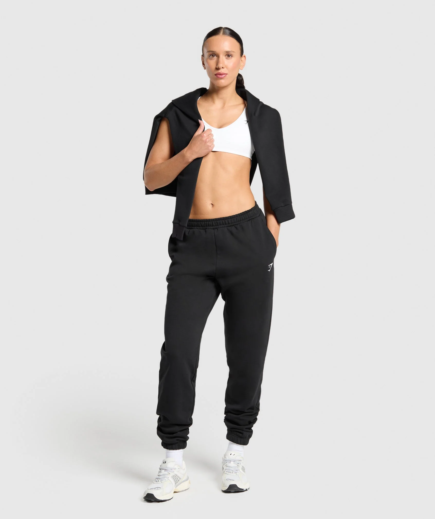 Gymshark Training Fleece Tall Joggers - Black - Image 5