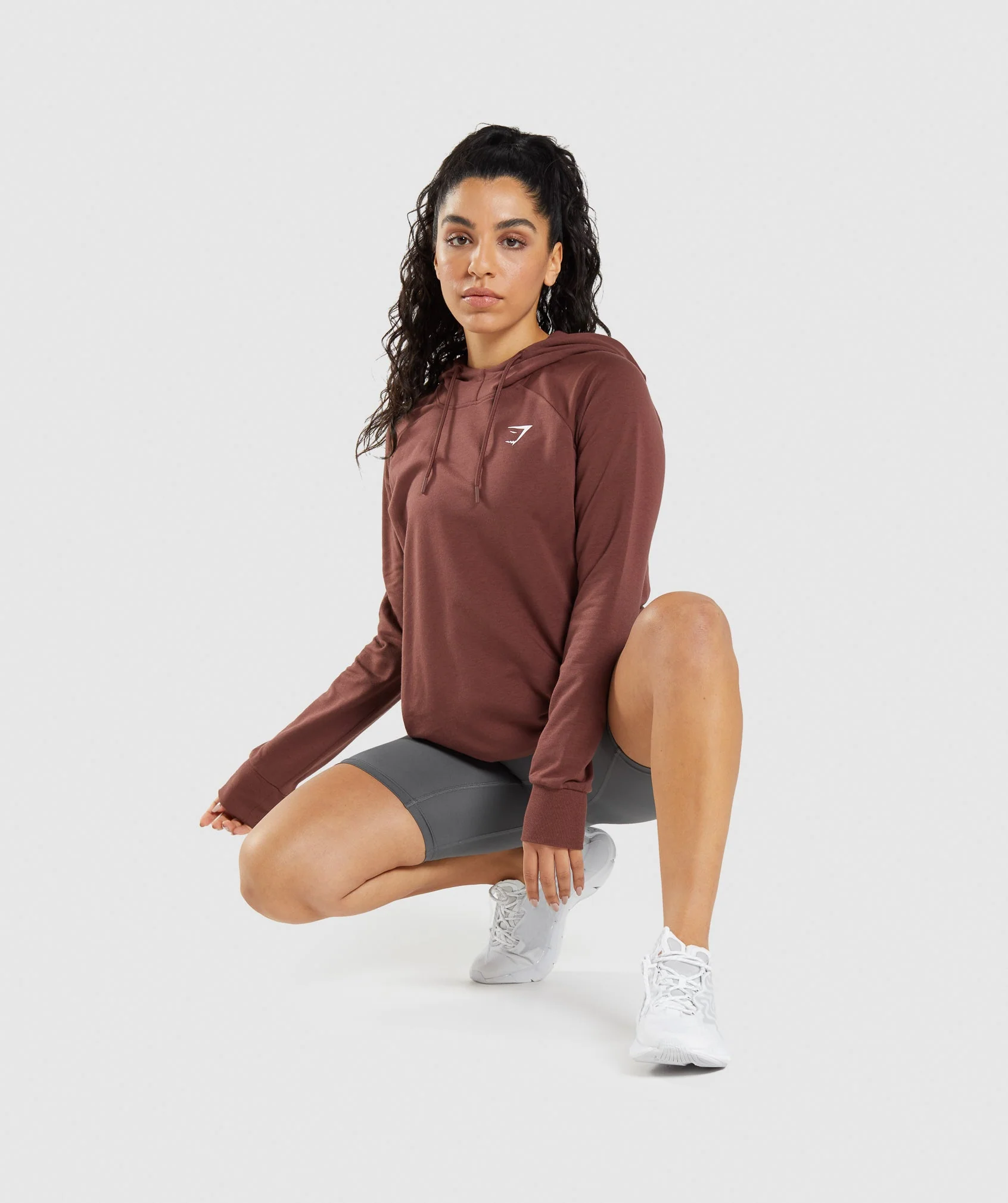 Gymshark Training Hoodie - Cherry Brown - Image 4