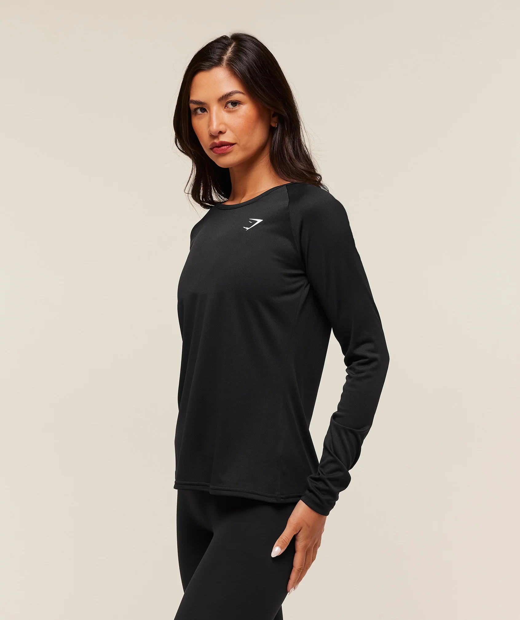 Gymshark Training Long Sleeve Top - Black - Image 3