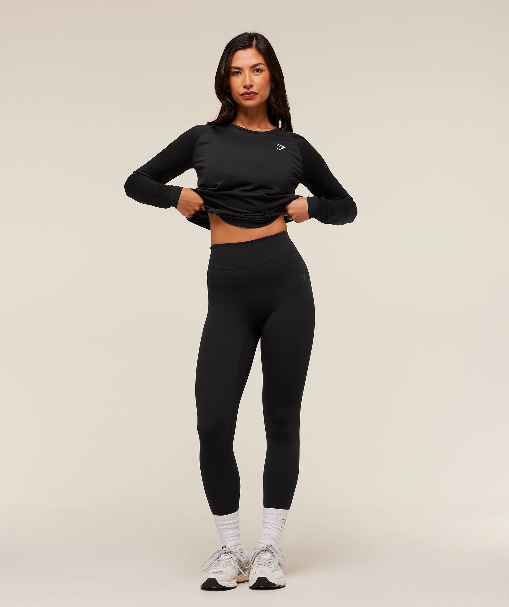 Gymshark Training Long Sleeve Top - Black - Image 4