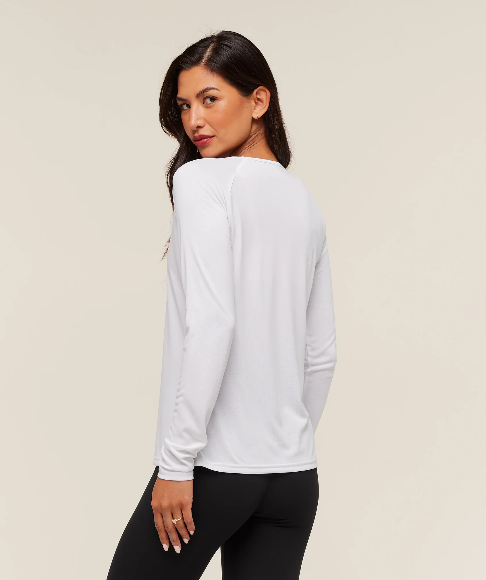 Gymshark Training Long Sleeve Top - White - Image 2