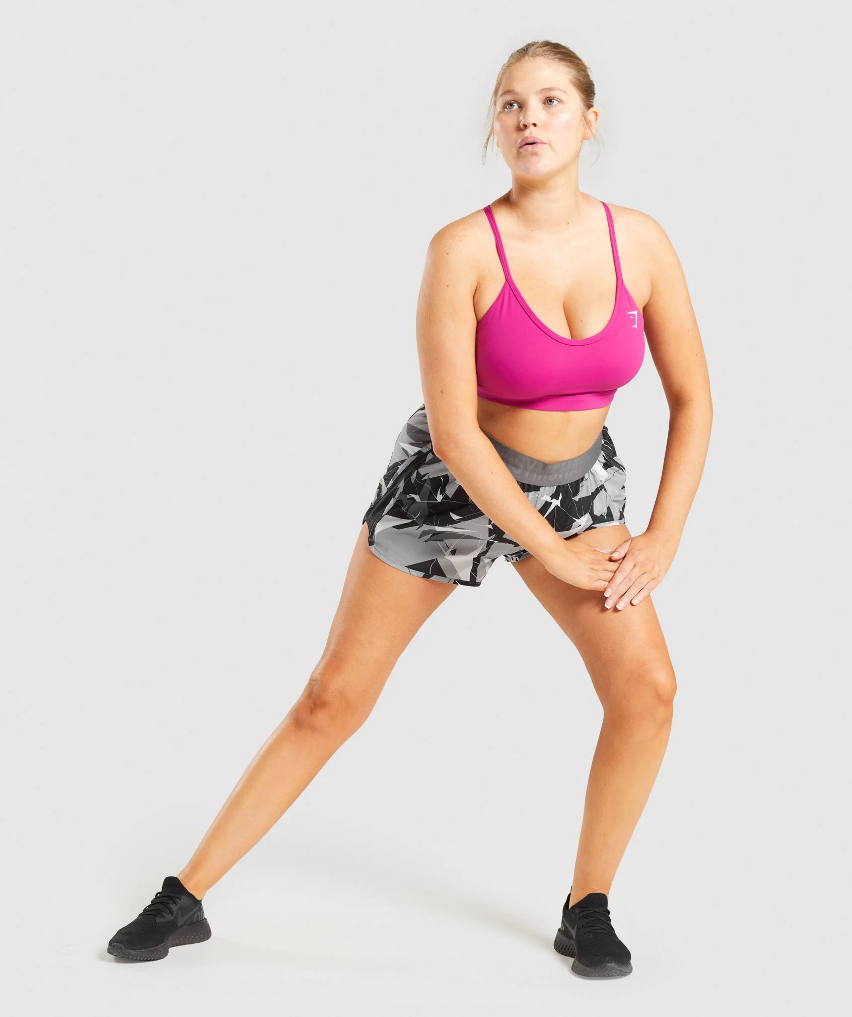 Gymshark Training Loose Fit Shorts - Black Print - Image 3