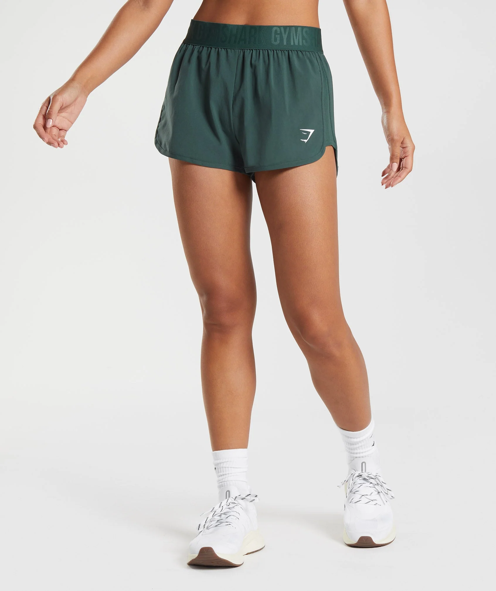Gymshark Training Loose Fit Shorts - Obsidian Green