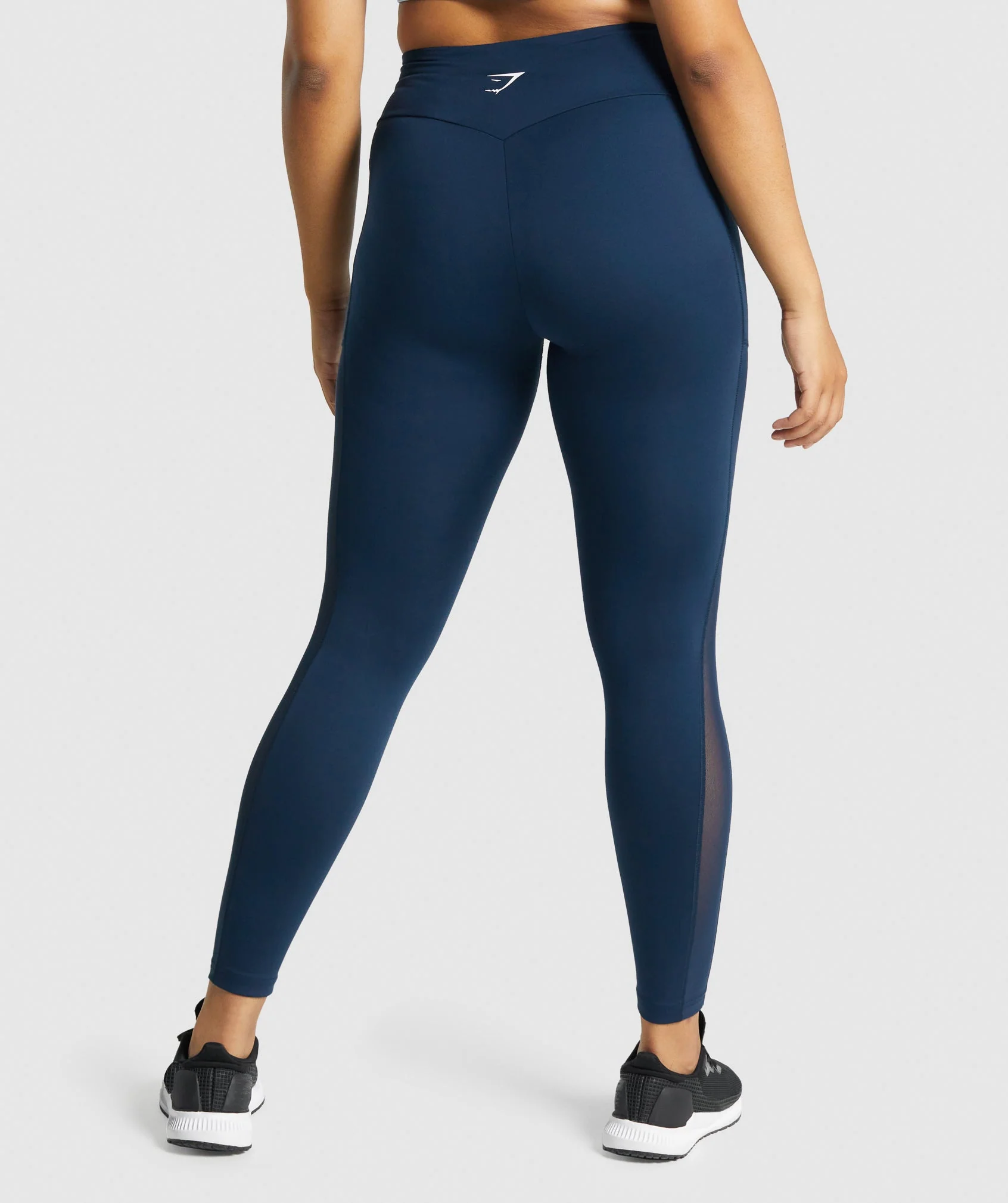 Gymshark Training Mesh Pocket Leggings - Navy - Image 3