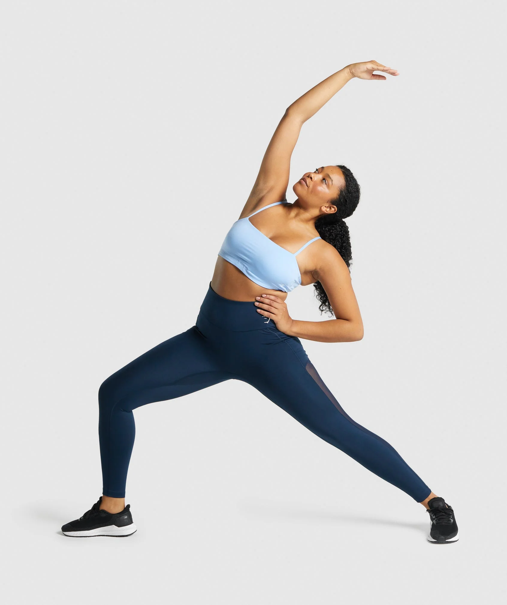 Gymshark Training Mesh Pocket Leggings - Navy - Image 4
