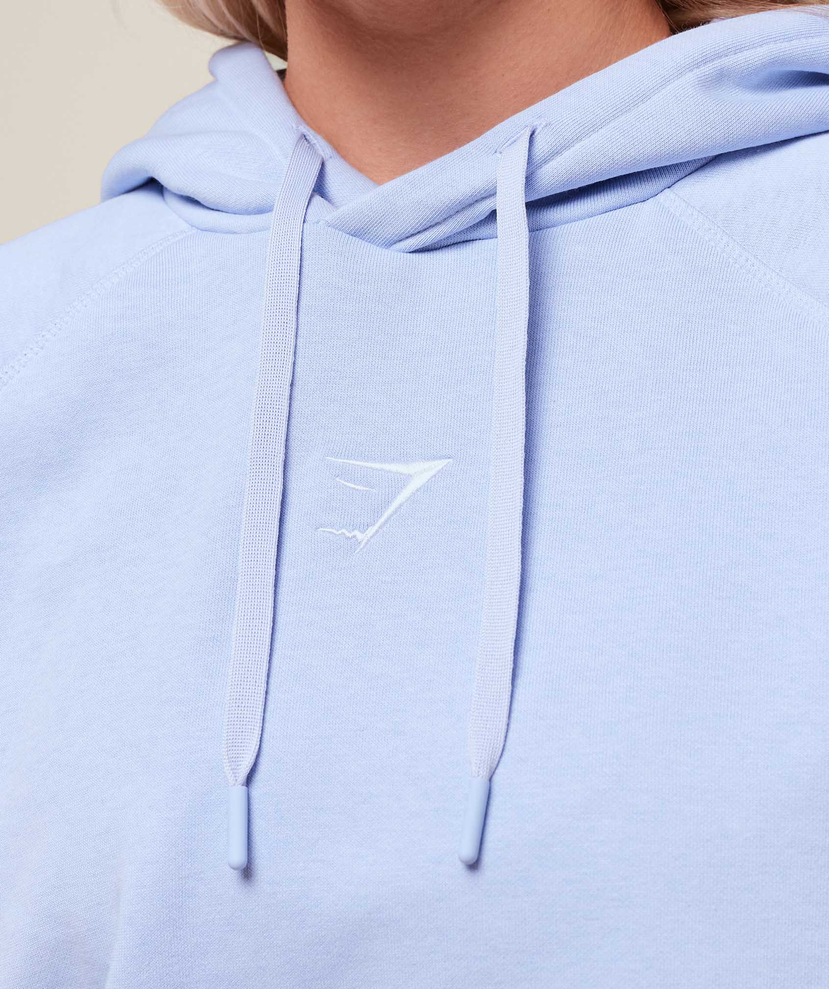 Gymshark Training Oversized Fleece Hoodie - Peri Blue - Image 4