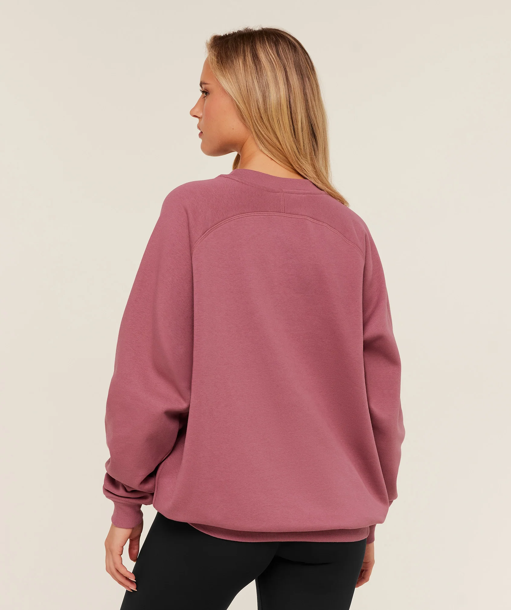 Gymshark Training Oversized Fleece Sweatshirt - Reset Pink - Image 2