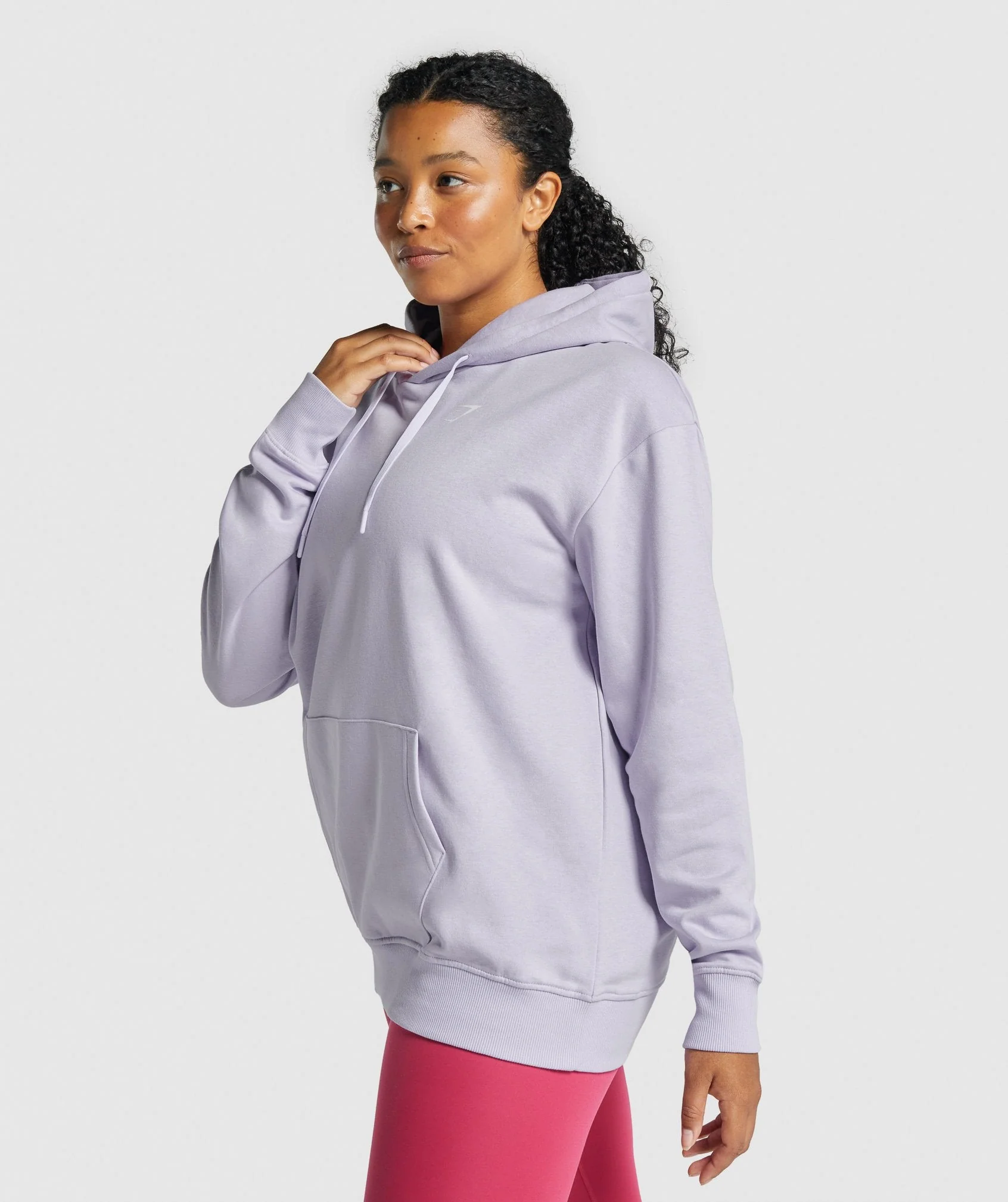 Gymshark Training Oversized Hoodie - Light Purple - Image 3