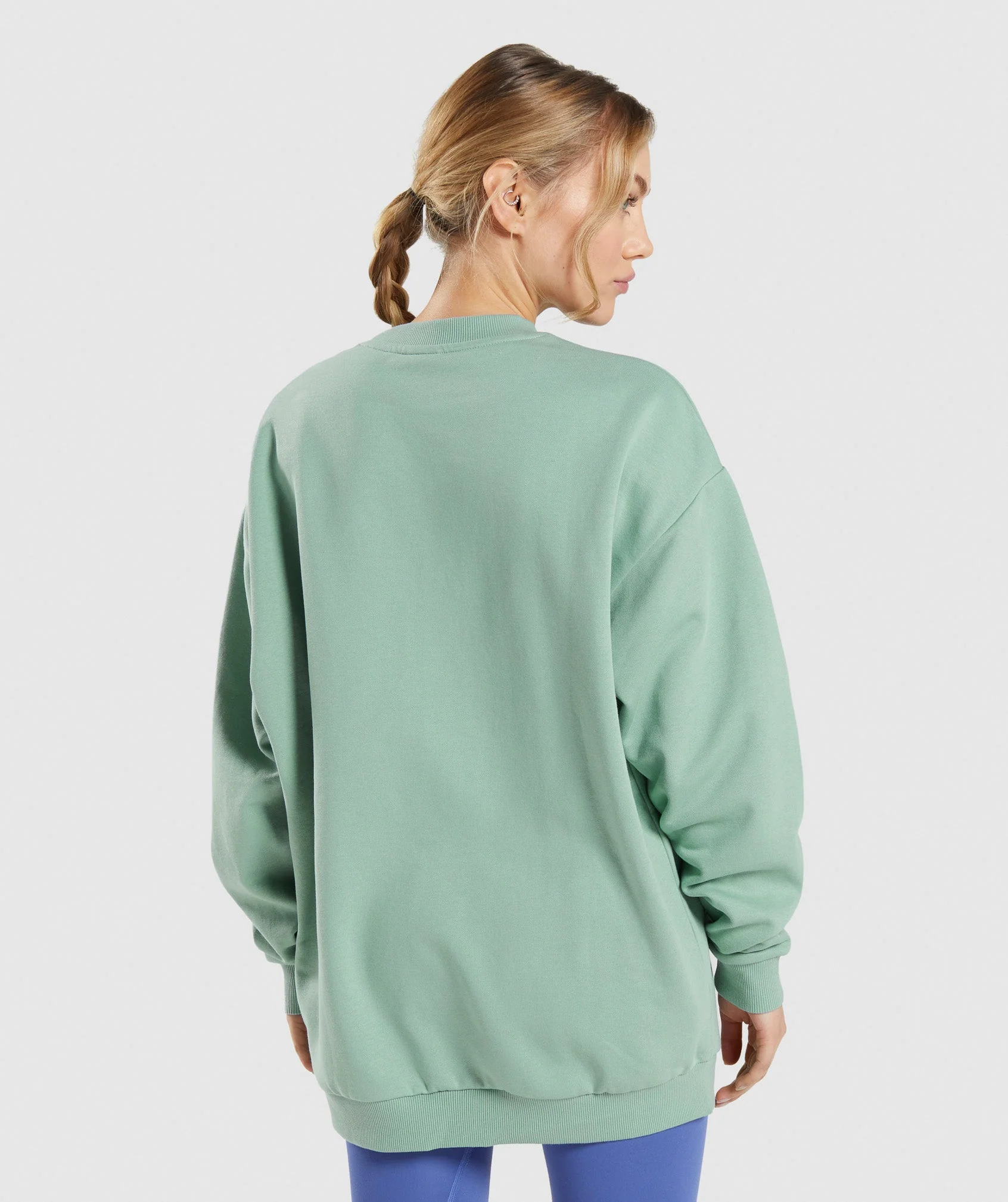 Gymshark Training Oversized Sweatshirt - Maya Blue - Image 2