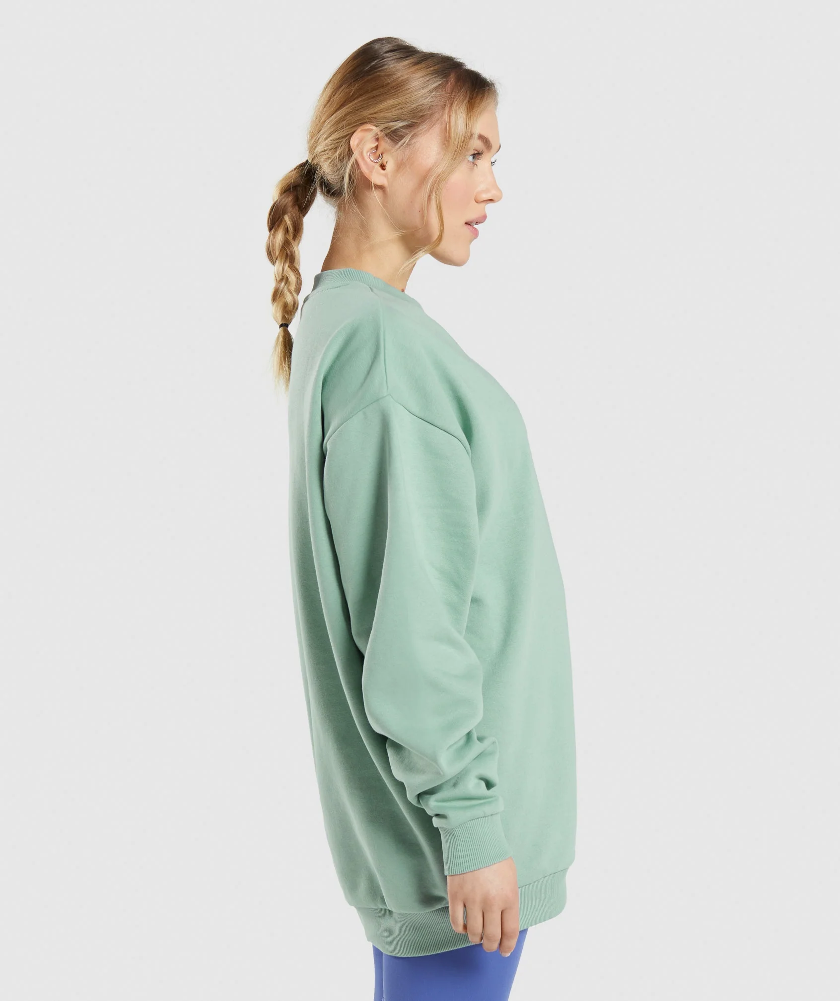 Gymshark Training Oversized Sweatshirt - Maya Blue - Image 3