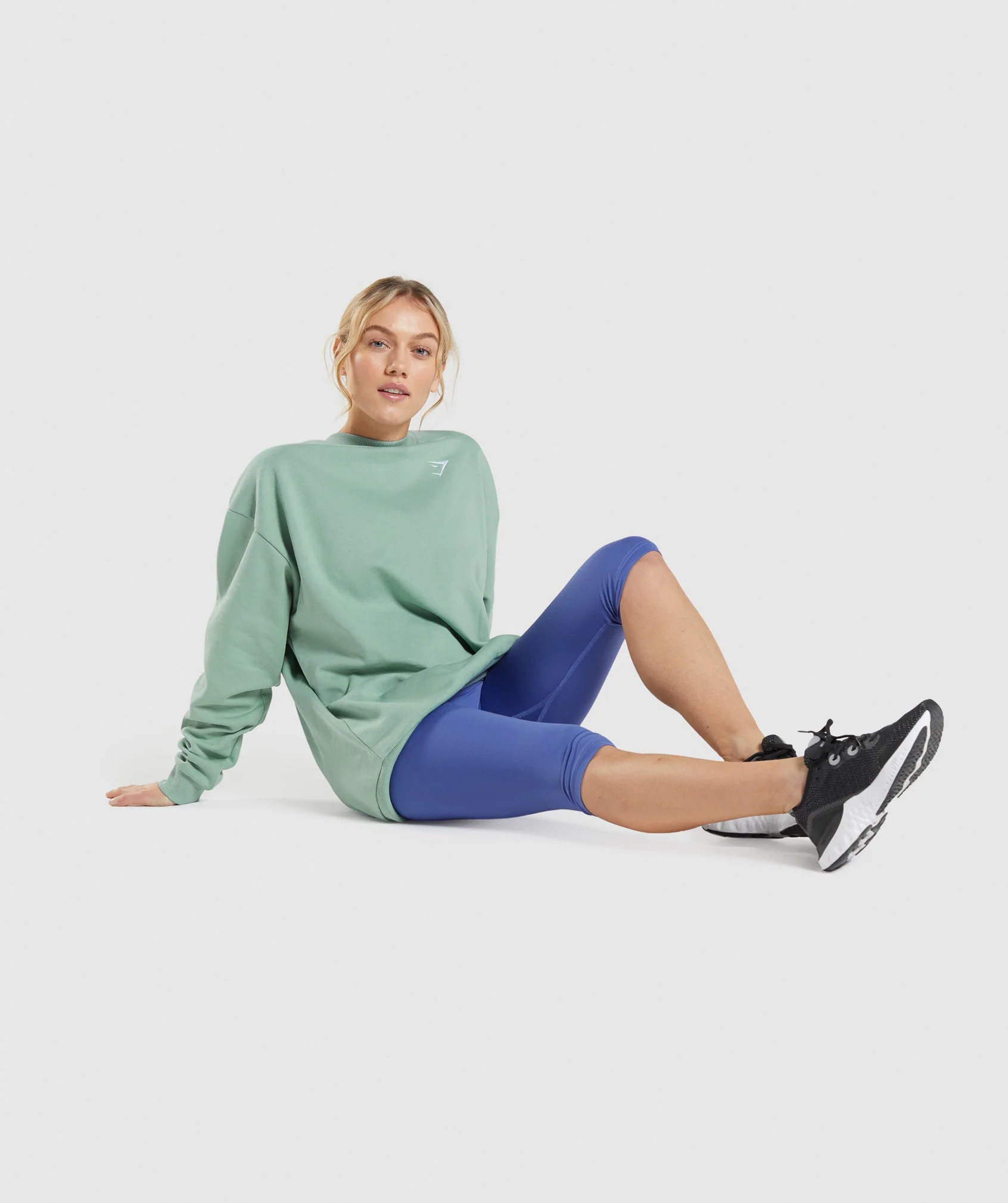 Gymshark Training Oversized Sweatshirt - Maya Blue - Image 4