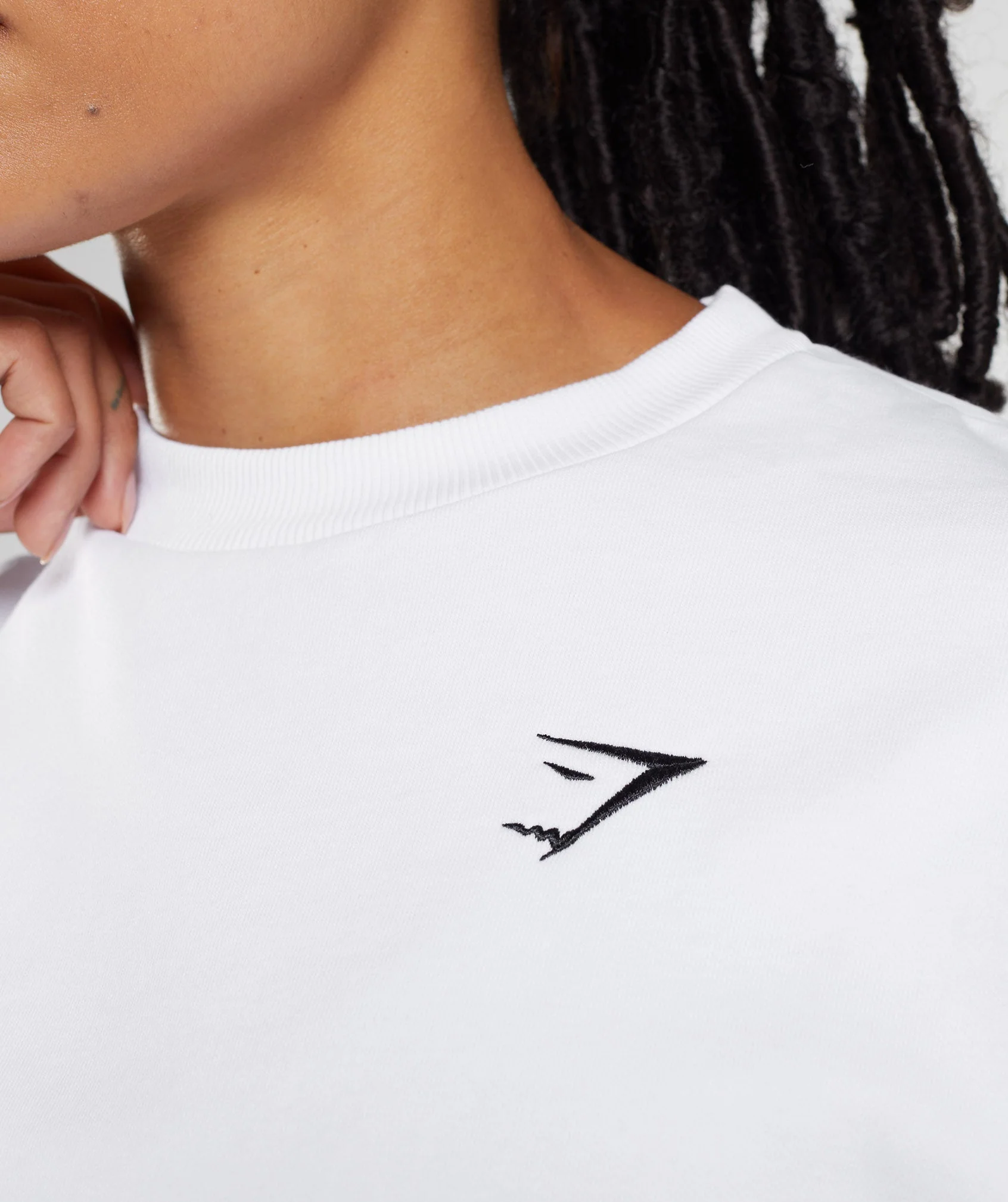 Gymshark Training Oversized Sweatshirt - White - Image 3