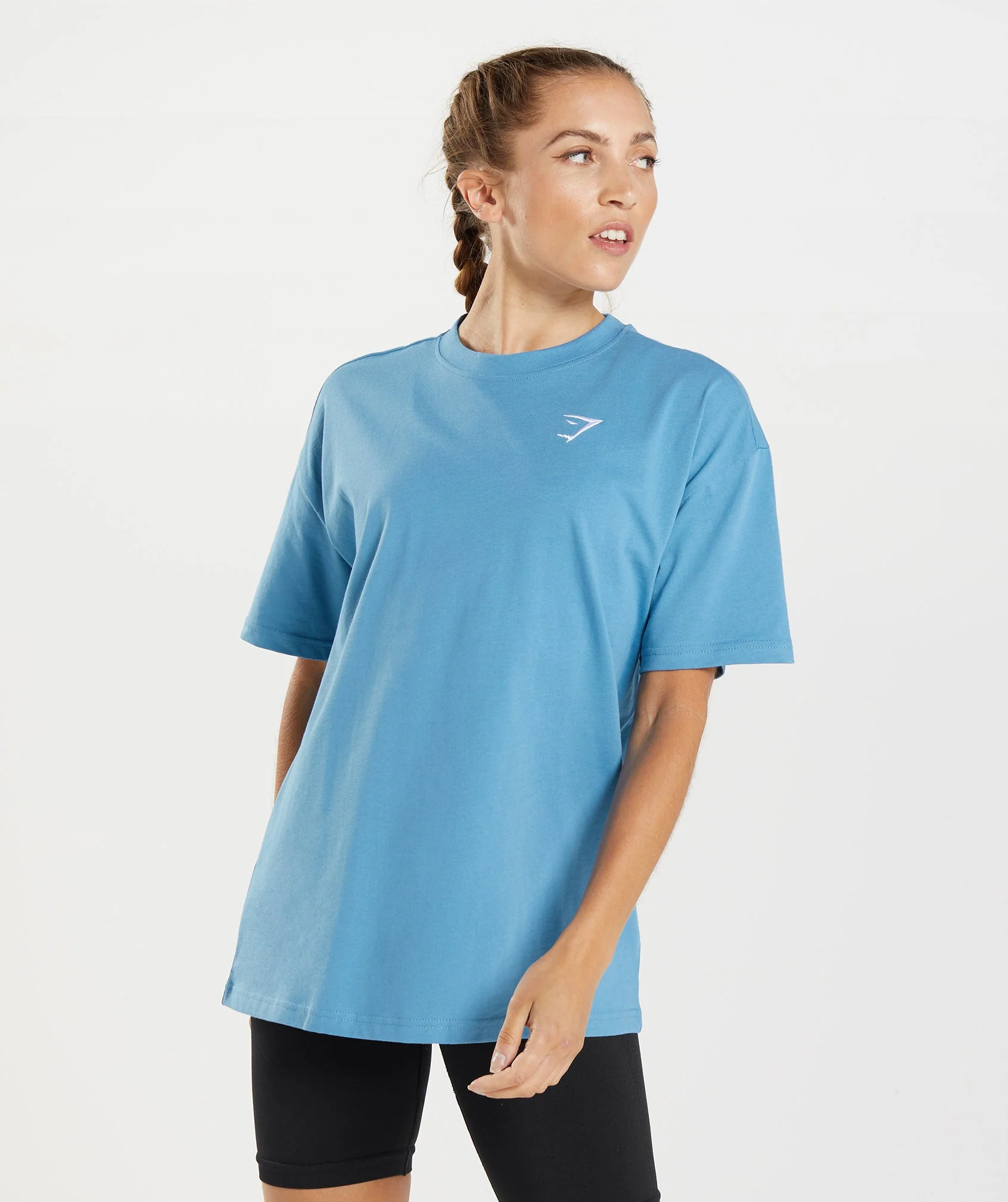 Gymshark Training Oversized T-Shirt - Coastal Blue