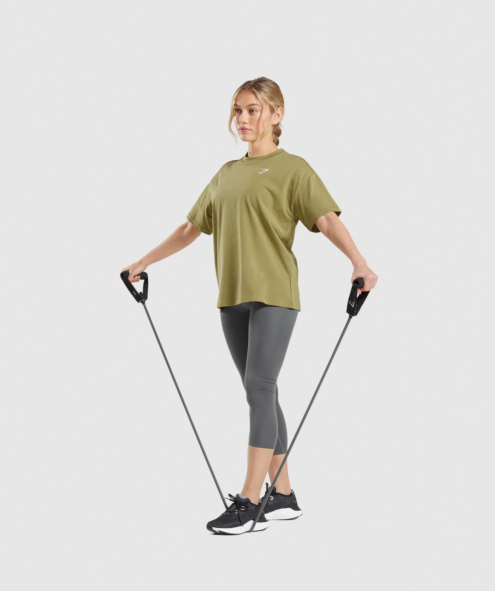 Gymshark Training Oversized T-Shirt - Griffin Green - Image 4
