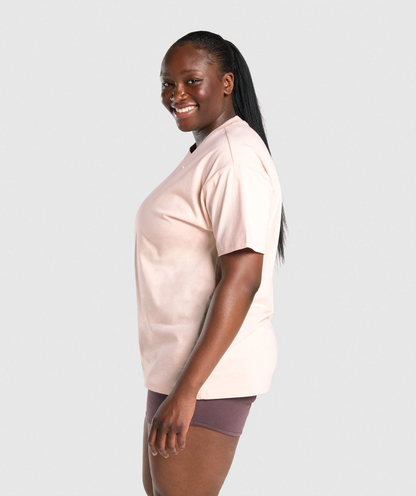Gymshark Training Oversized T-shirt - Light Brown - Image 3