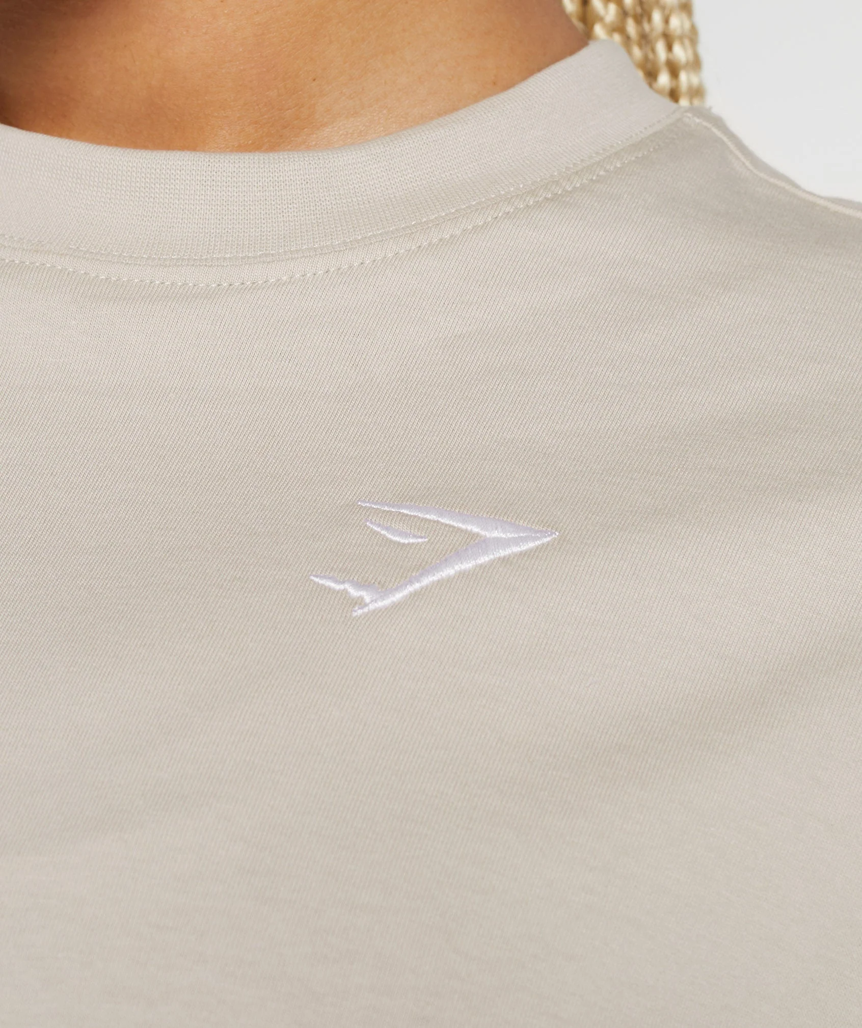 Gymshark Training Oversized T-Shirt  - Pebble Grey - Image 3