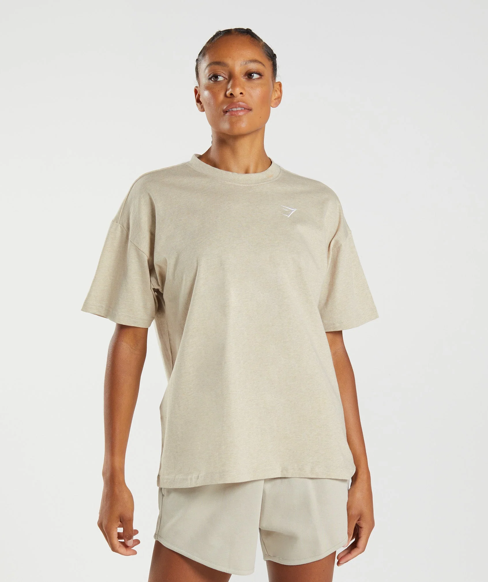 Gymshark Training Oversized T-Shirt  - Sand Marl