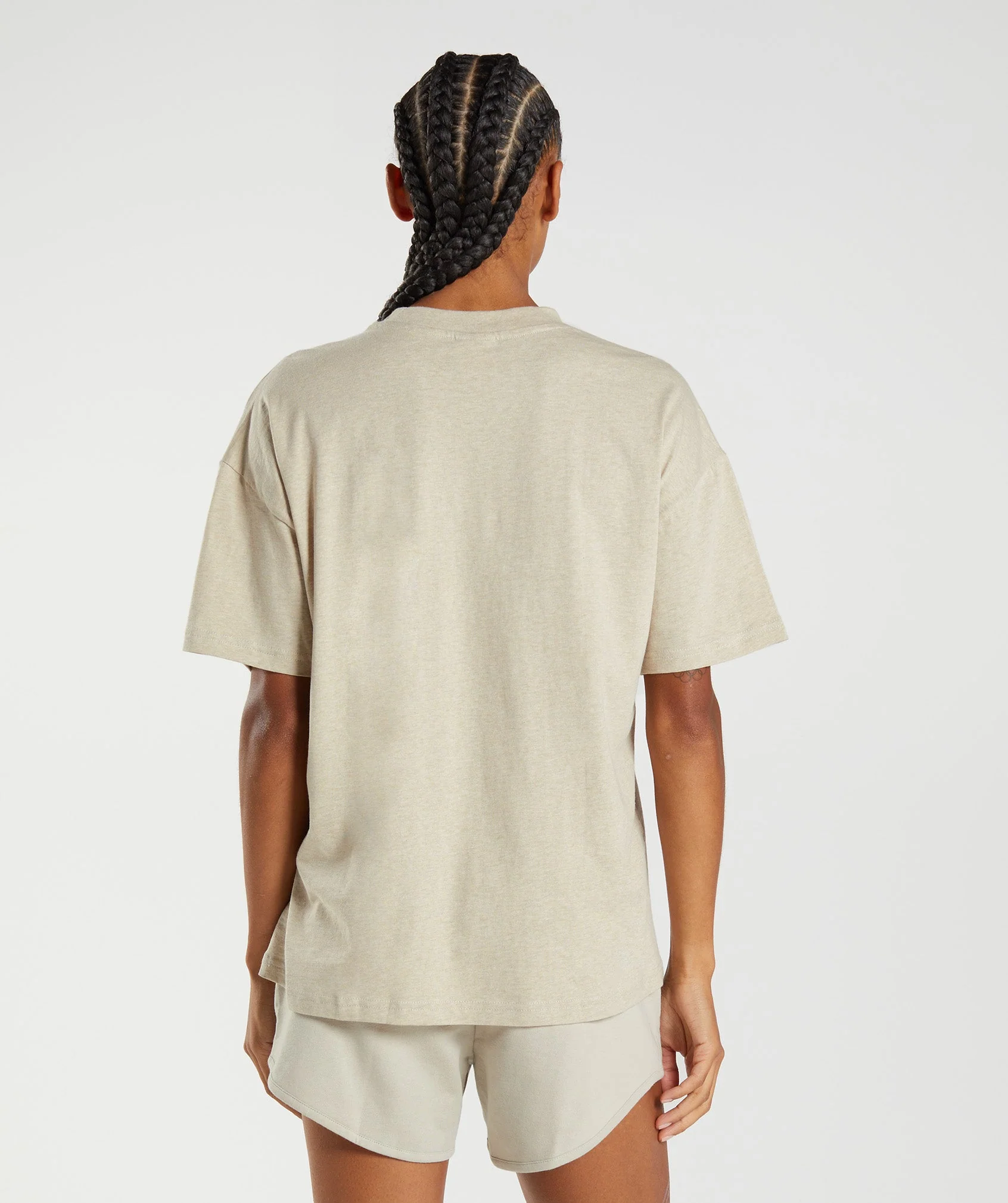 Gymshark Training Oversized T-Shirt  - Sand Marl - Image 2