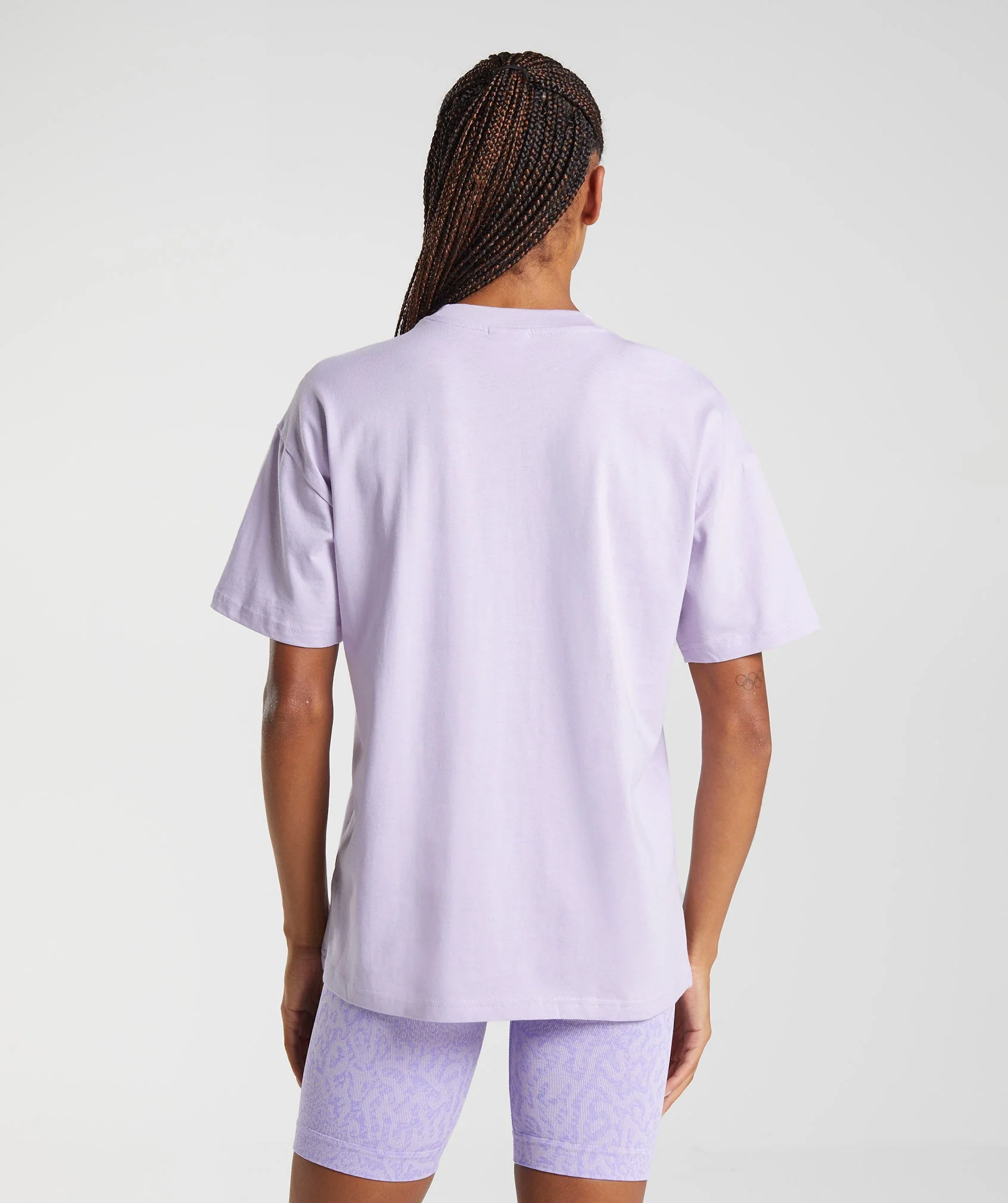 Gymshark Training Oversized T-Shirt - Soft Lilac - Image 2
