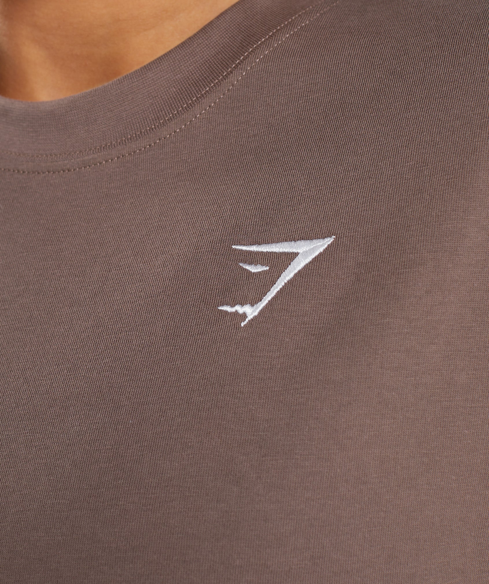 Gymshark Training Oversized T-Shirt - Truffle Brown - Image 3
