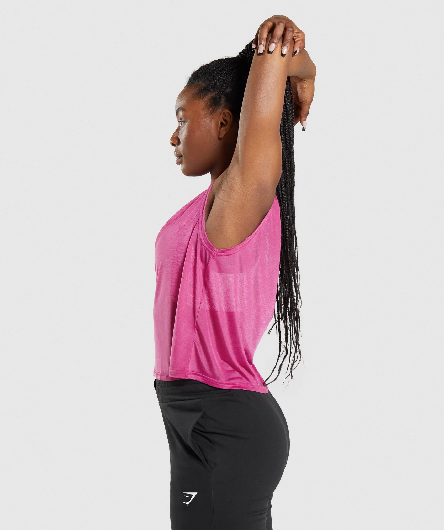 Gymshark Training Oversized Tank - Dragon Pink - Image 3