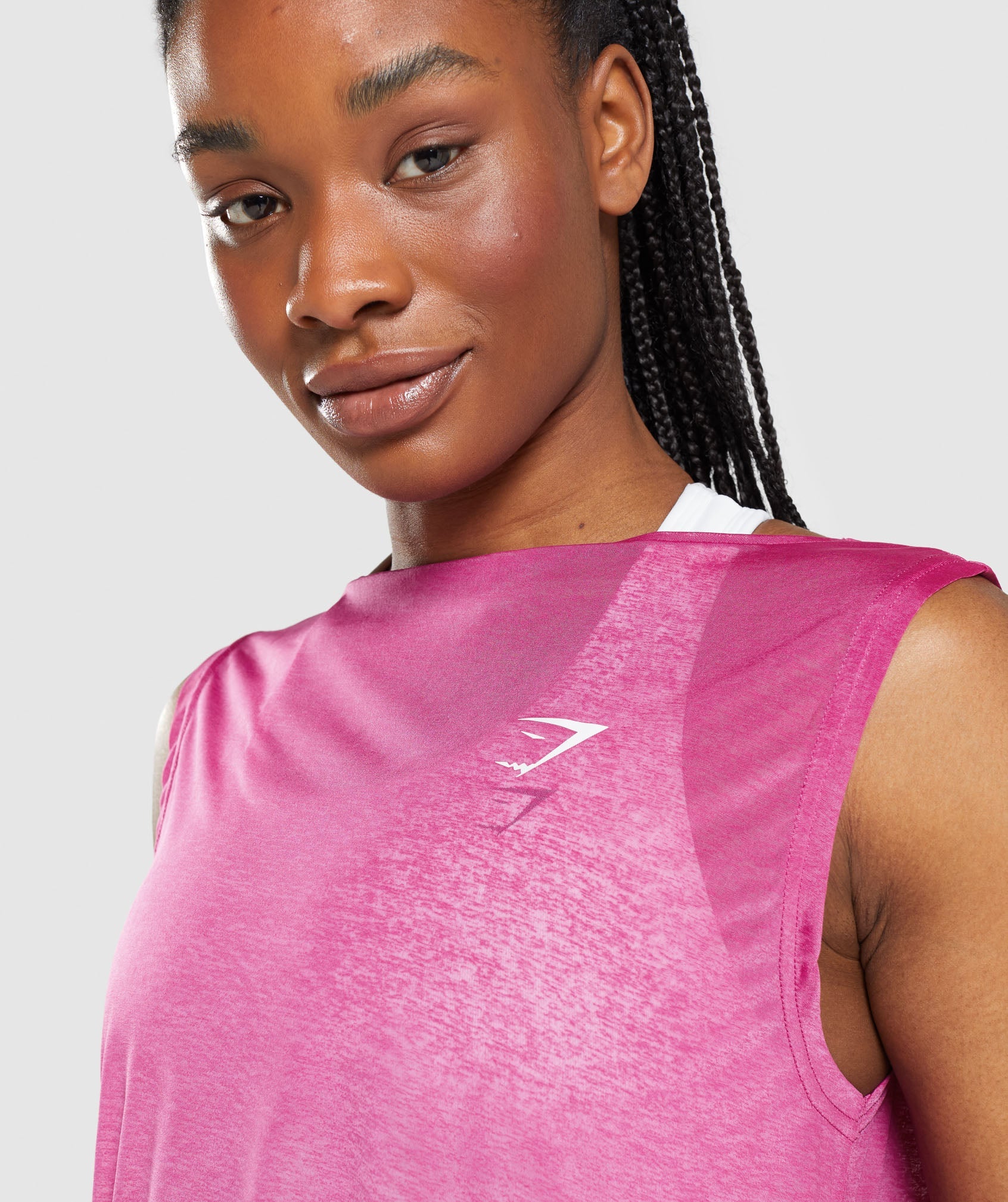 Gymshark Training Oversized Tank - Dragon Pink - Image 5