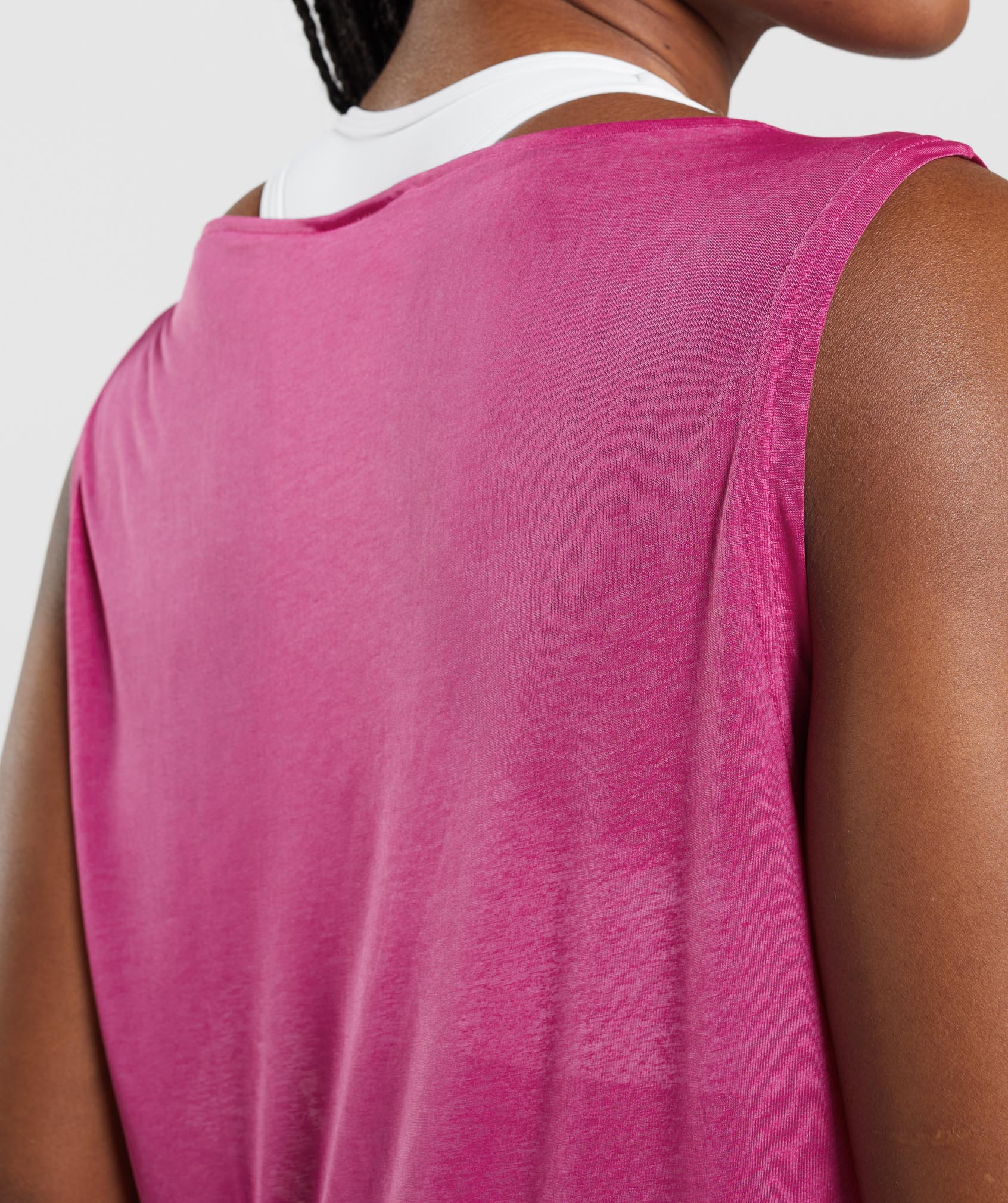 Gymshark Training Oversized Tank - Dragon Pink - Image 6