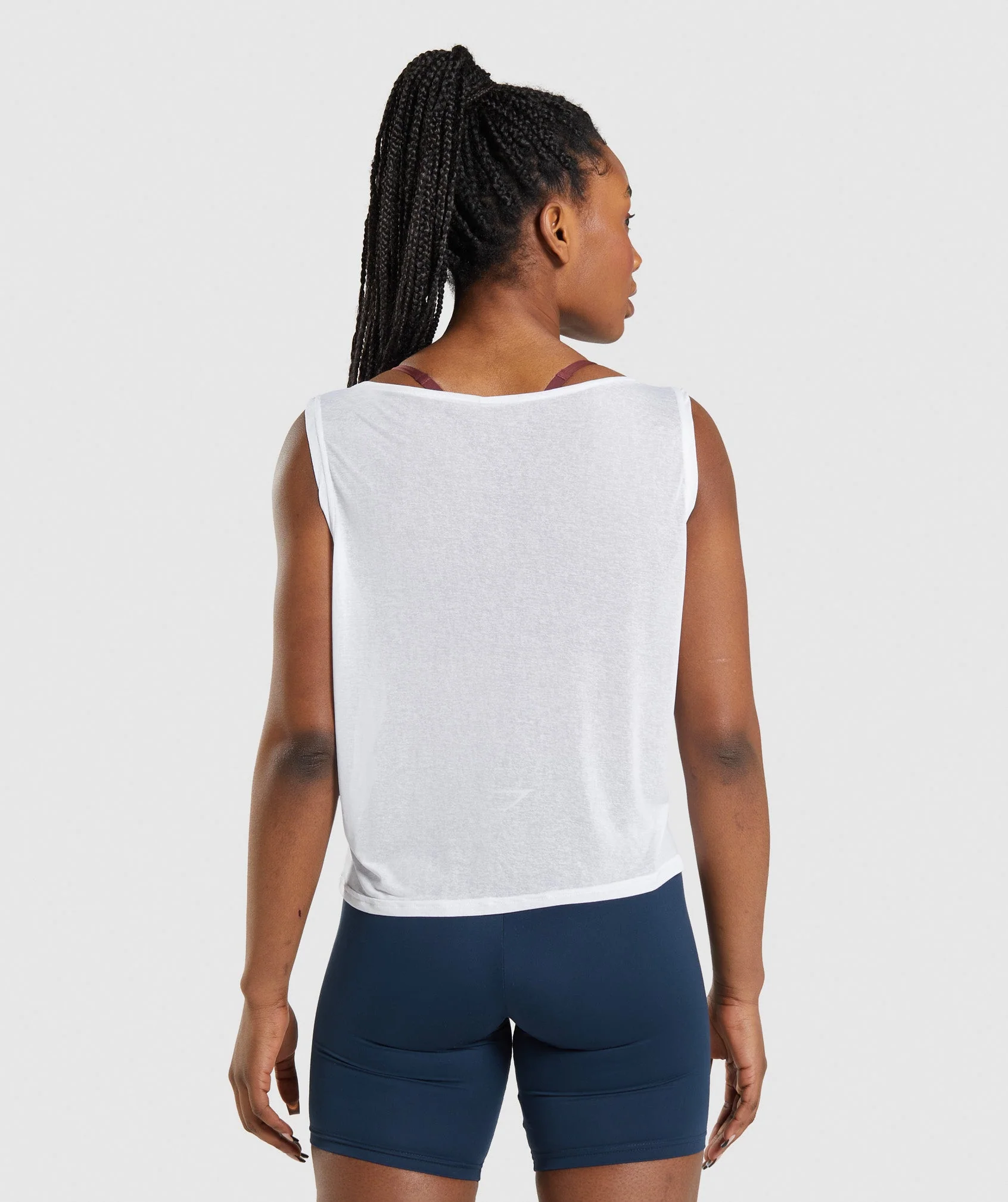 Gymshark Training Oversized Tank - White - Image 2