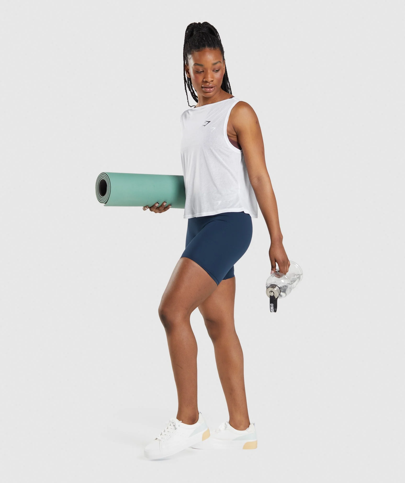 Gymshark Training Oversized Tank - White - Image 4