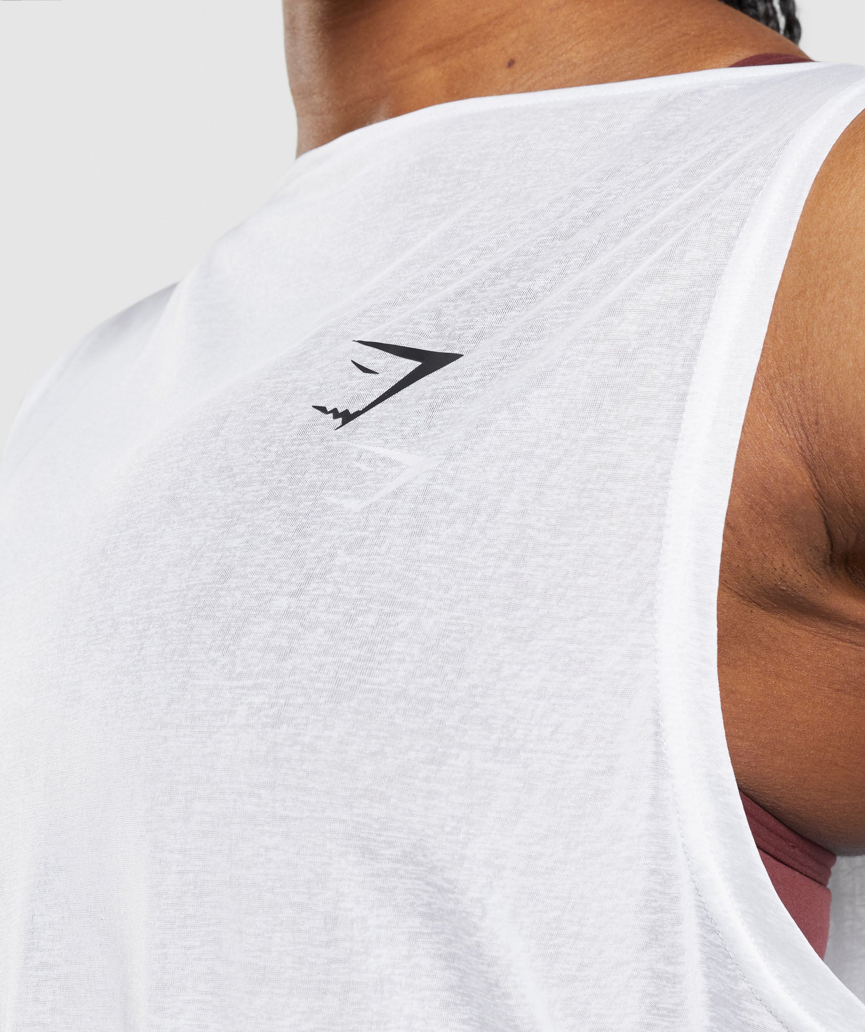 Gymshark Training Oversized Tank - White - Image 6