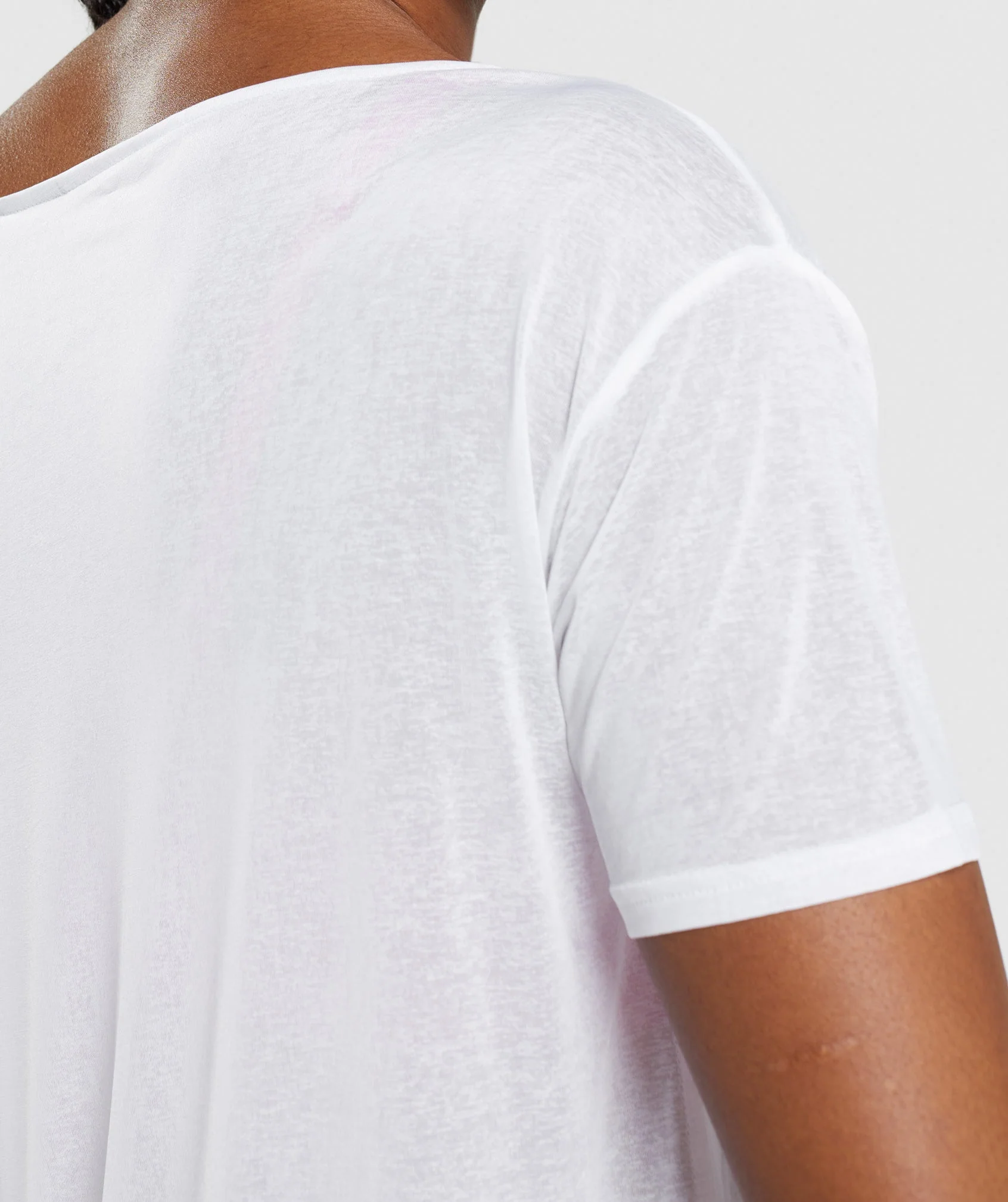 Gymshark Training Oversized Top - White - Image 6