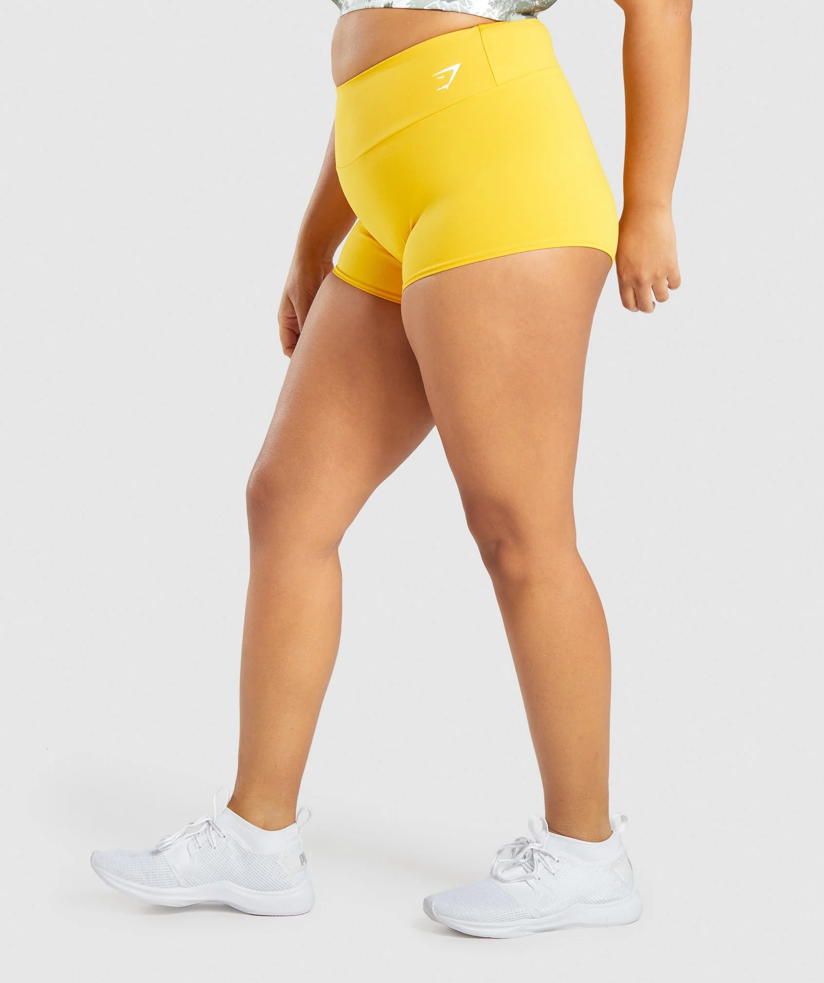 Gymshark Training Short Length Shorts - Yellow - Image 3