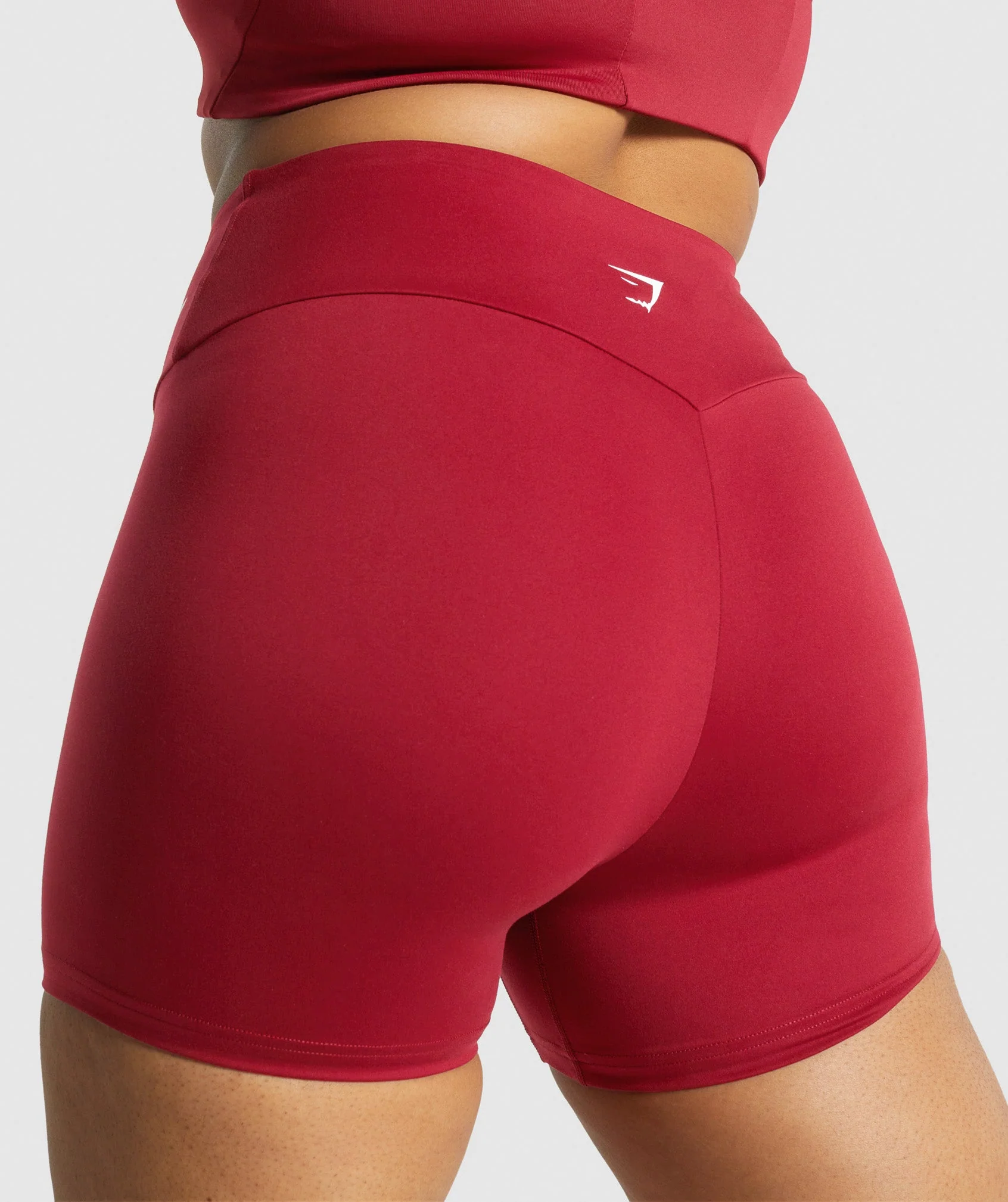 Gymshark Training Shorts - Burgundy - Image 3