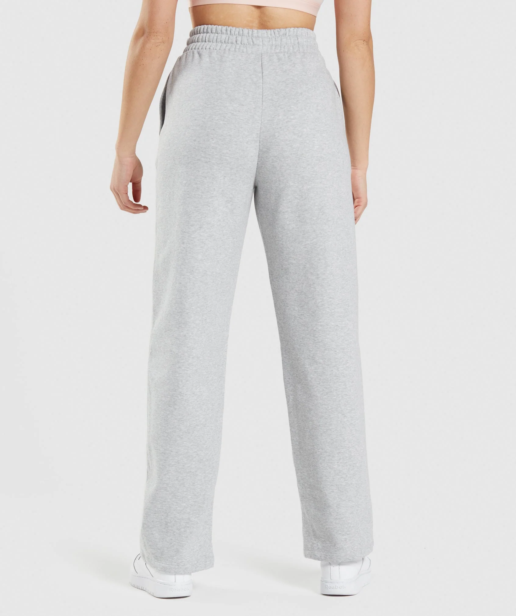 Gymshark Training Straight Leg Joggers - Light Grey Marl - Image 2
