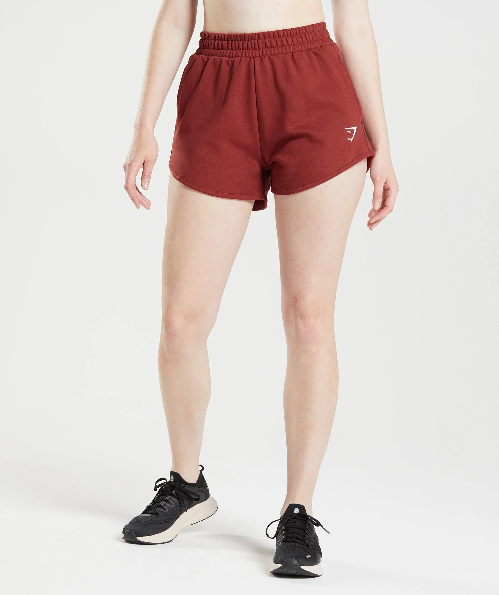 Gymshark Training Sweat Shorts - Rosewood Red