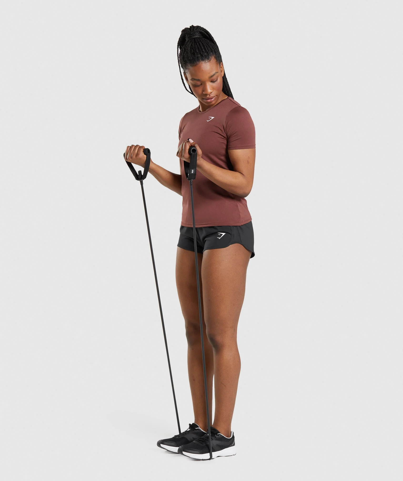 Gymshark Training T-Shirt - Cherry Brown - Image 4