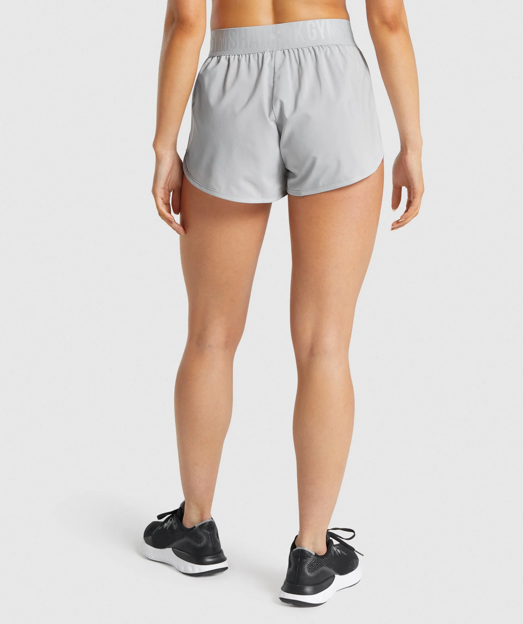 Gymshark Training Loose Fit Shorts - Light Grey - Image 2