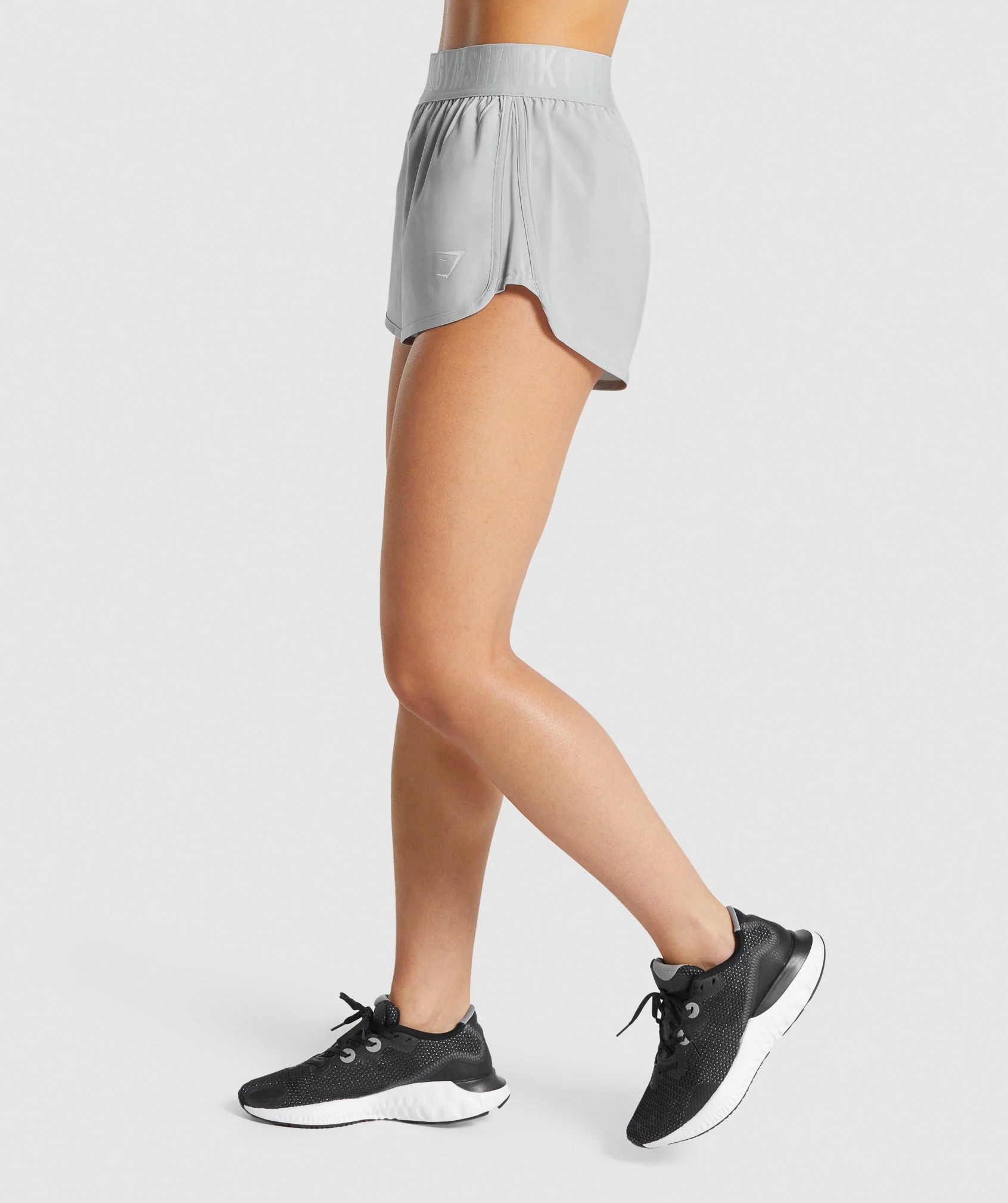 Gymshark Training Loose Fit Shorts - Light Grey - Image 3