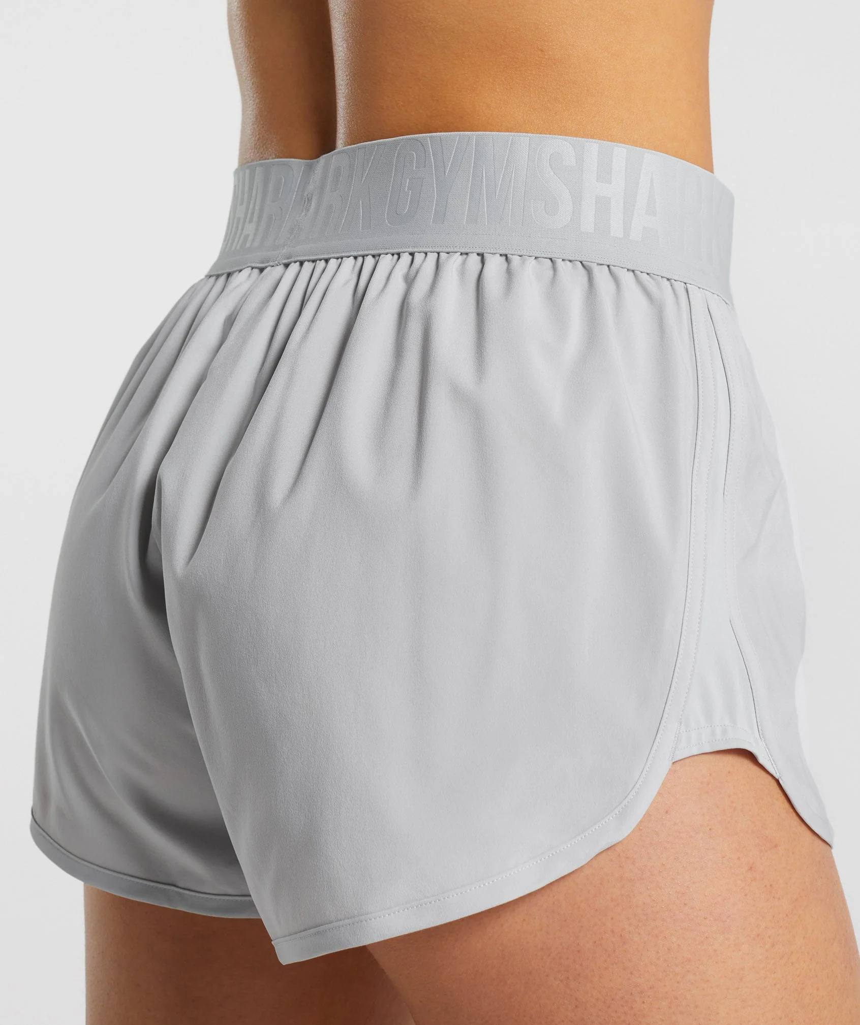Gymshark Training Loose Fit Shorts - Light Grey - Image 5