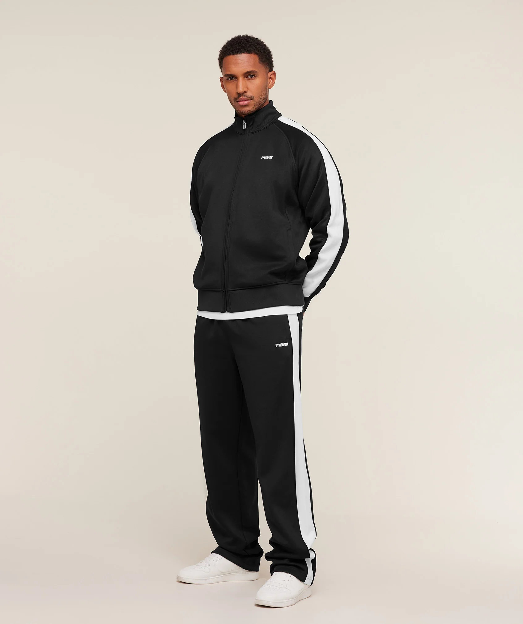 Gymshark Tricot Track Jacket - Black - Image 4
