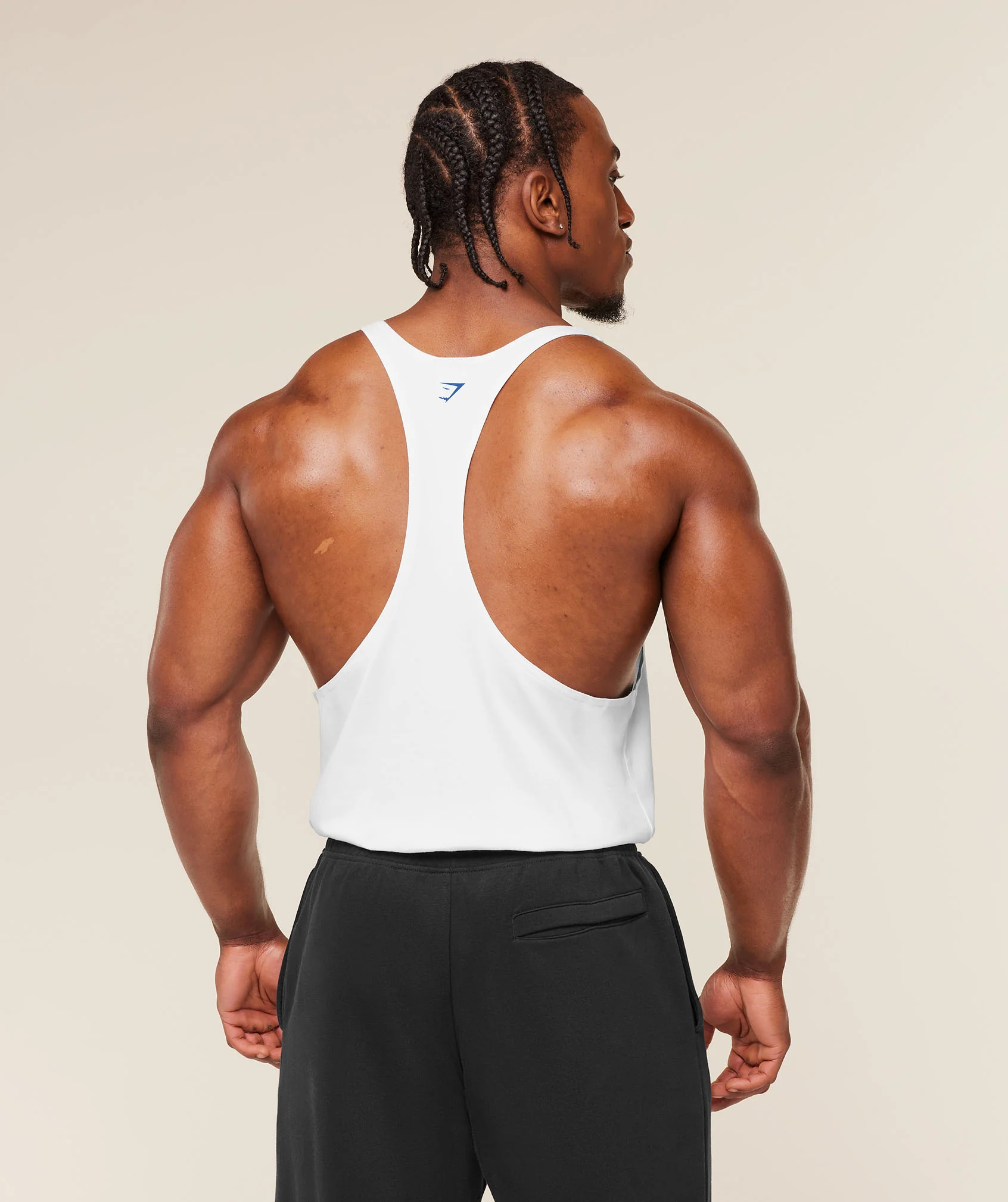 Gymshark Trophy Graphic Stringer - White - Image 2