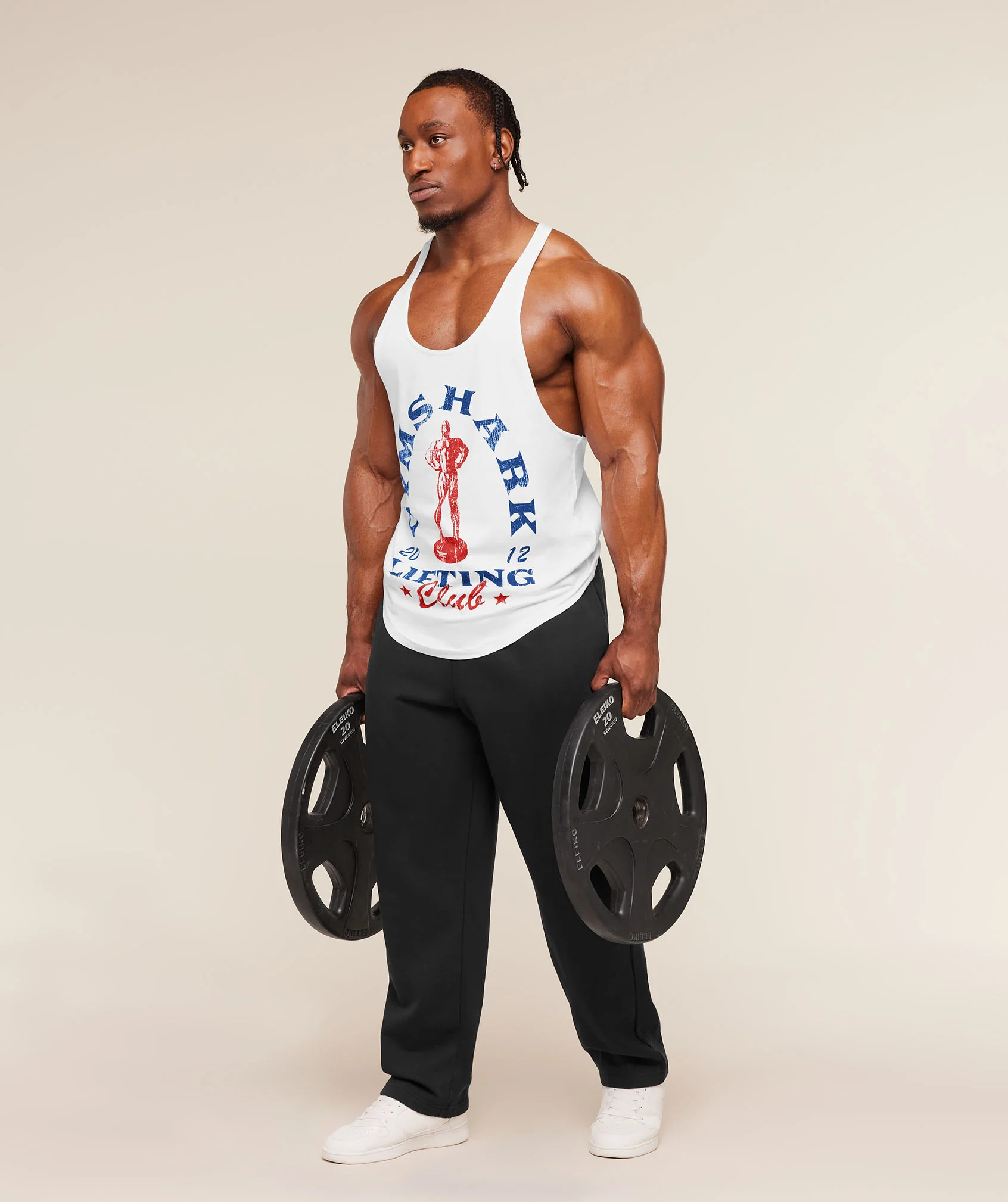 Gymshark Trophy Graphic Stringer - White - Image 4