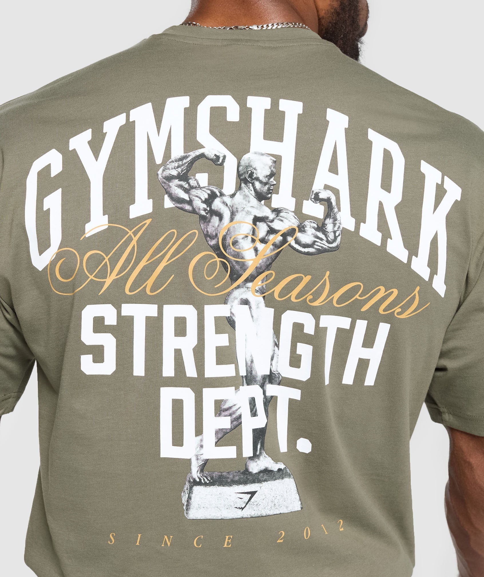 Gymshark Trophy Graphic T-Shirt - Base Green - Image 6