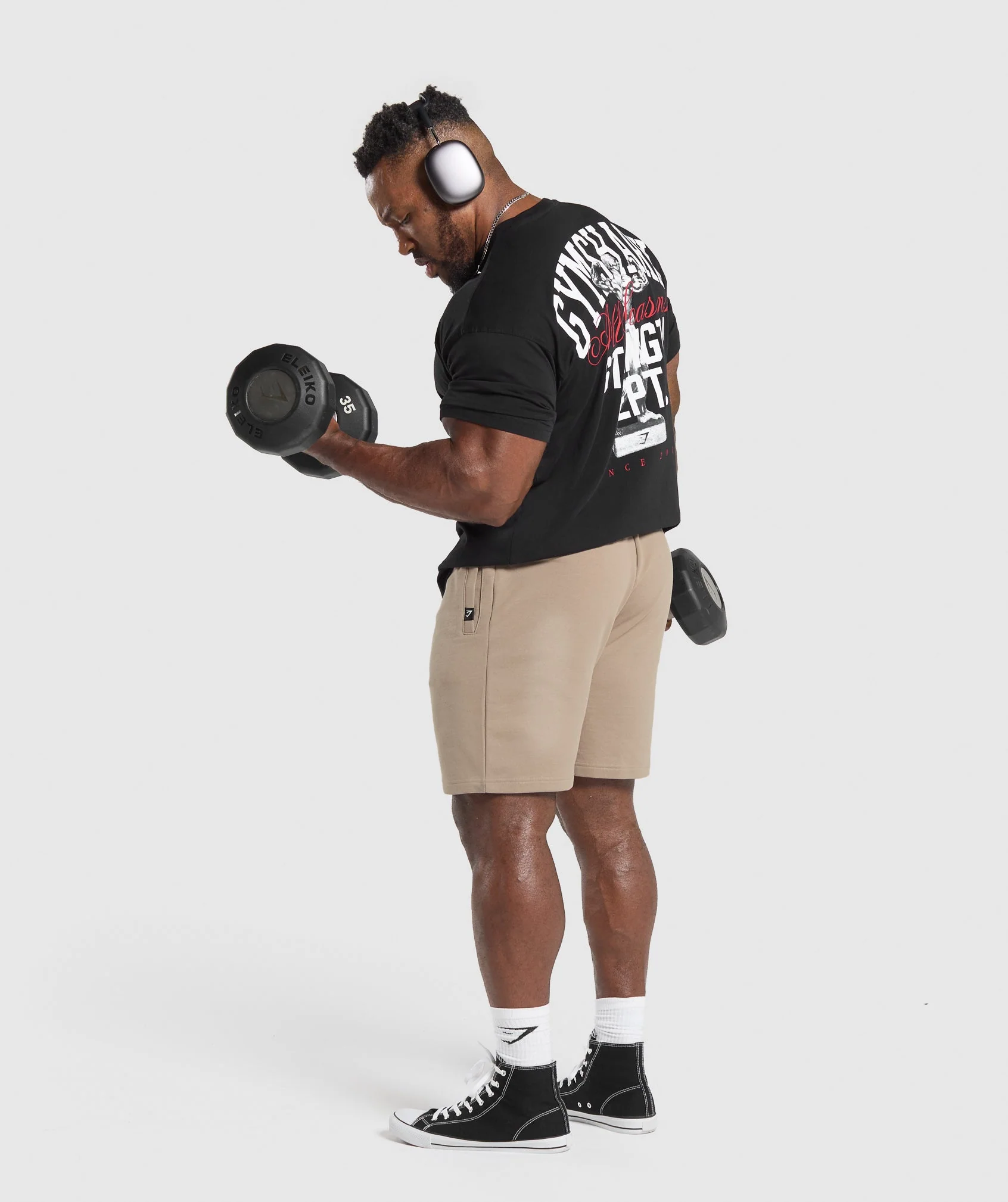 Gymshark Trophy Graphic T-Shirt - Black - Image 4